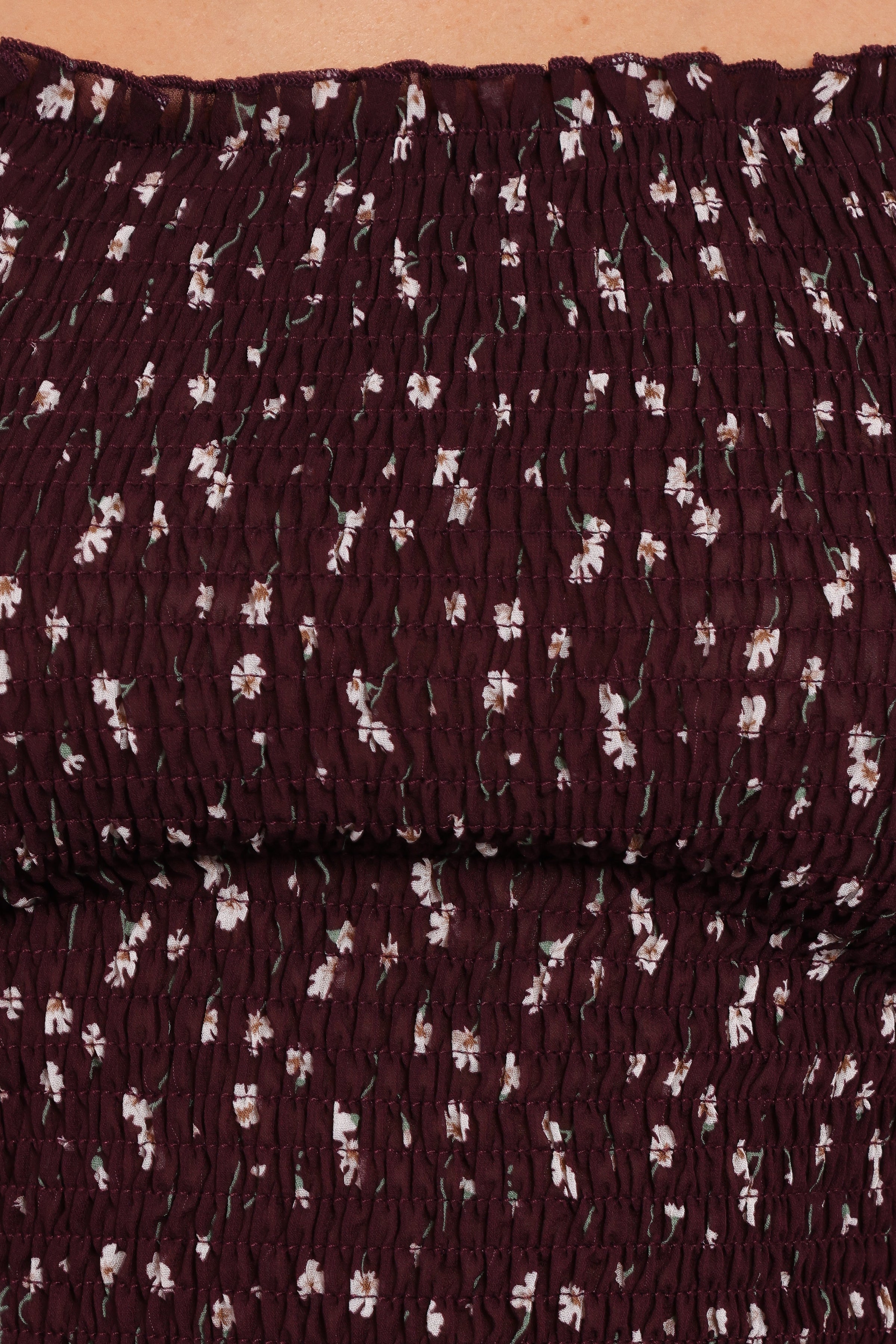 Petal and Pup USA TOPS Greta Top - Burgundy Floral