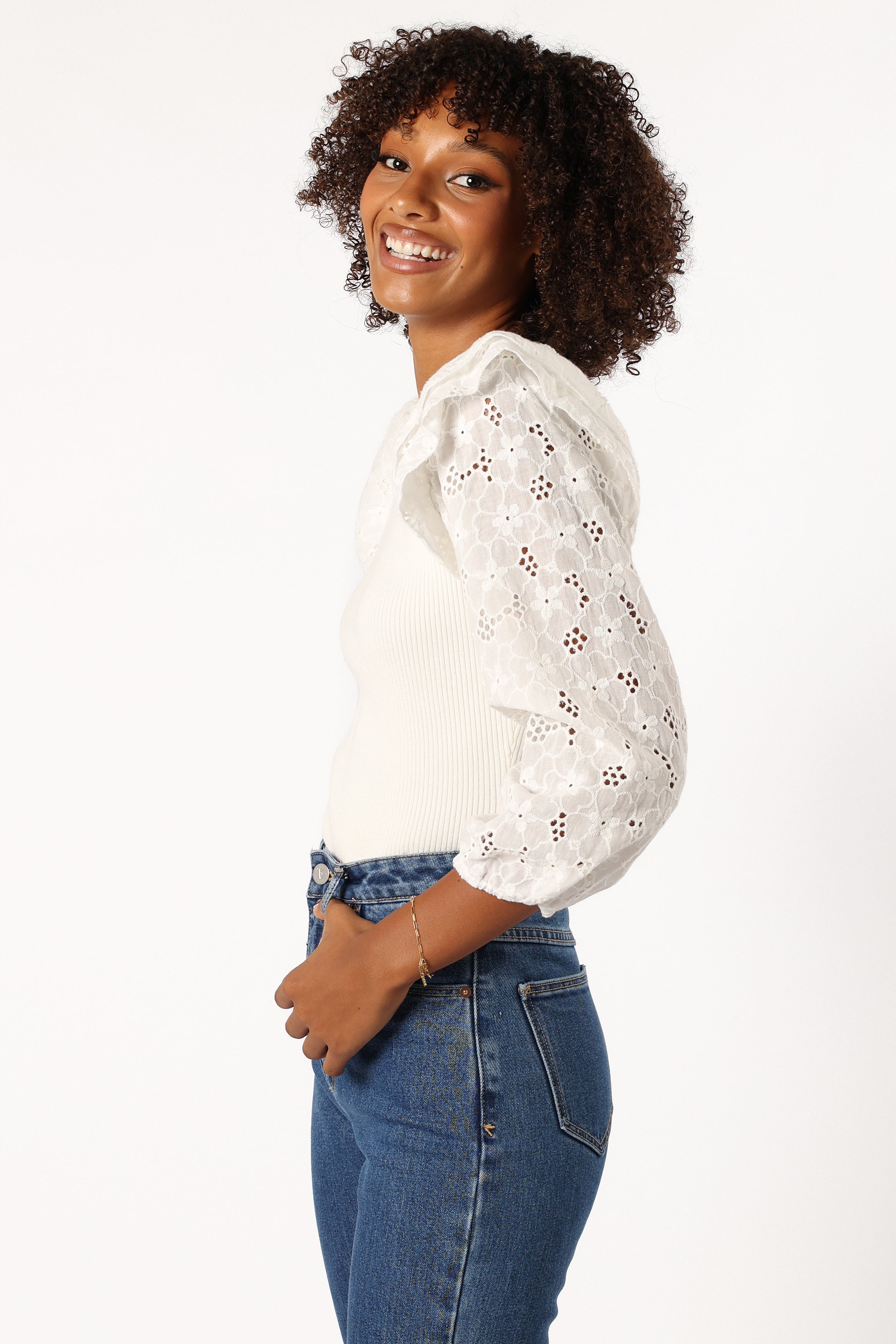 Halle Top - White | Petal & Pup USA