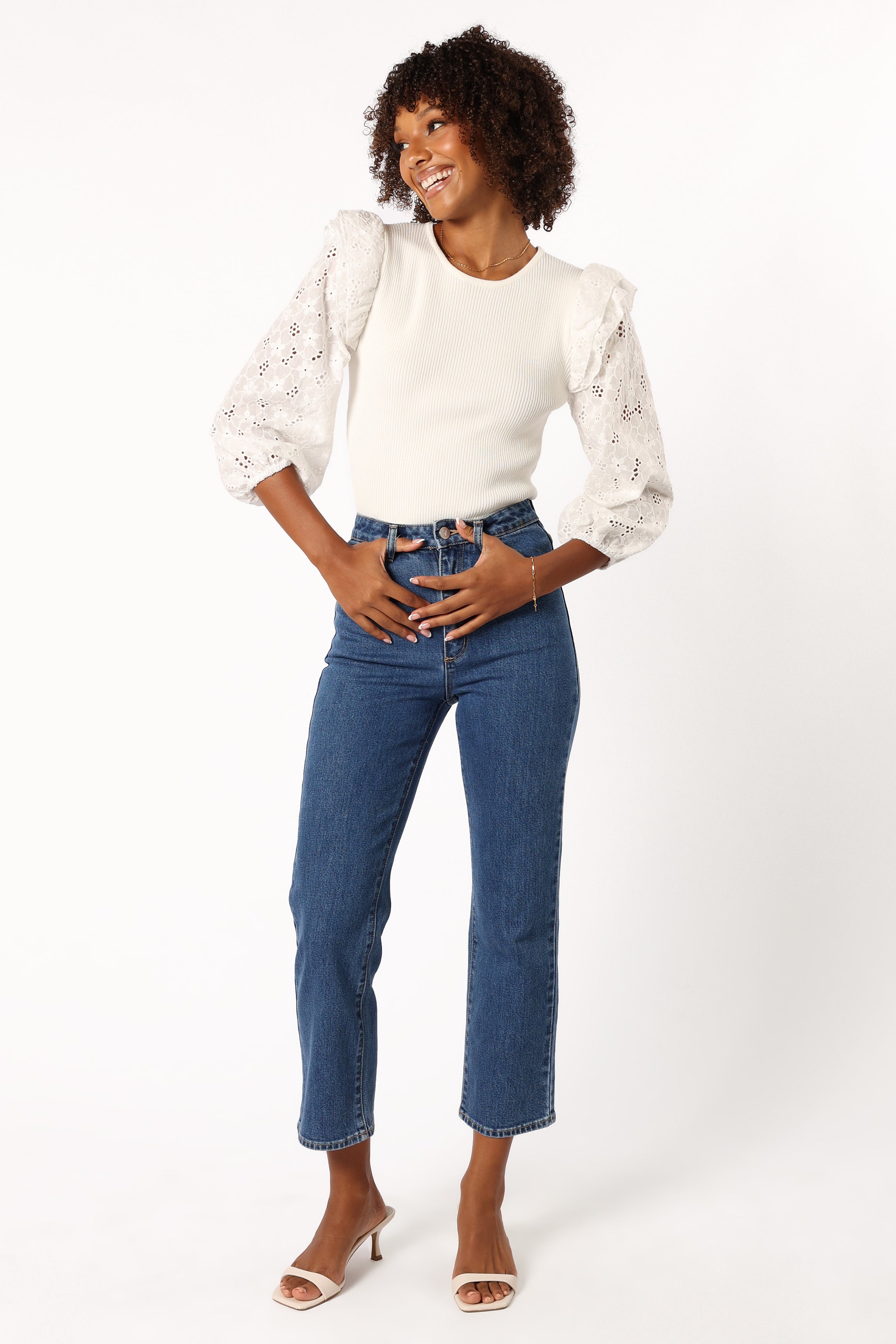 Halle Top - White | Petal & Pup USA
