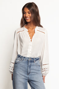 Petal and Pup USA TOPS Hani Blouse - White