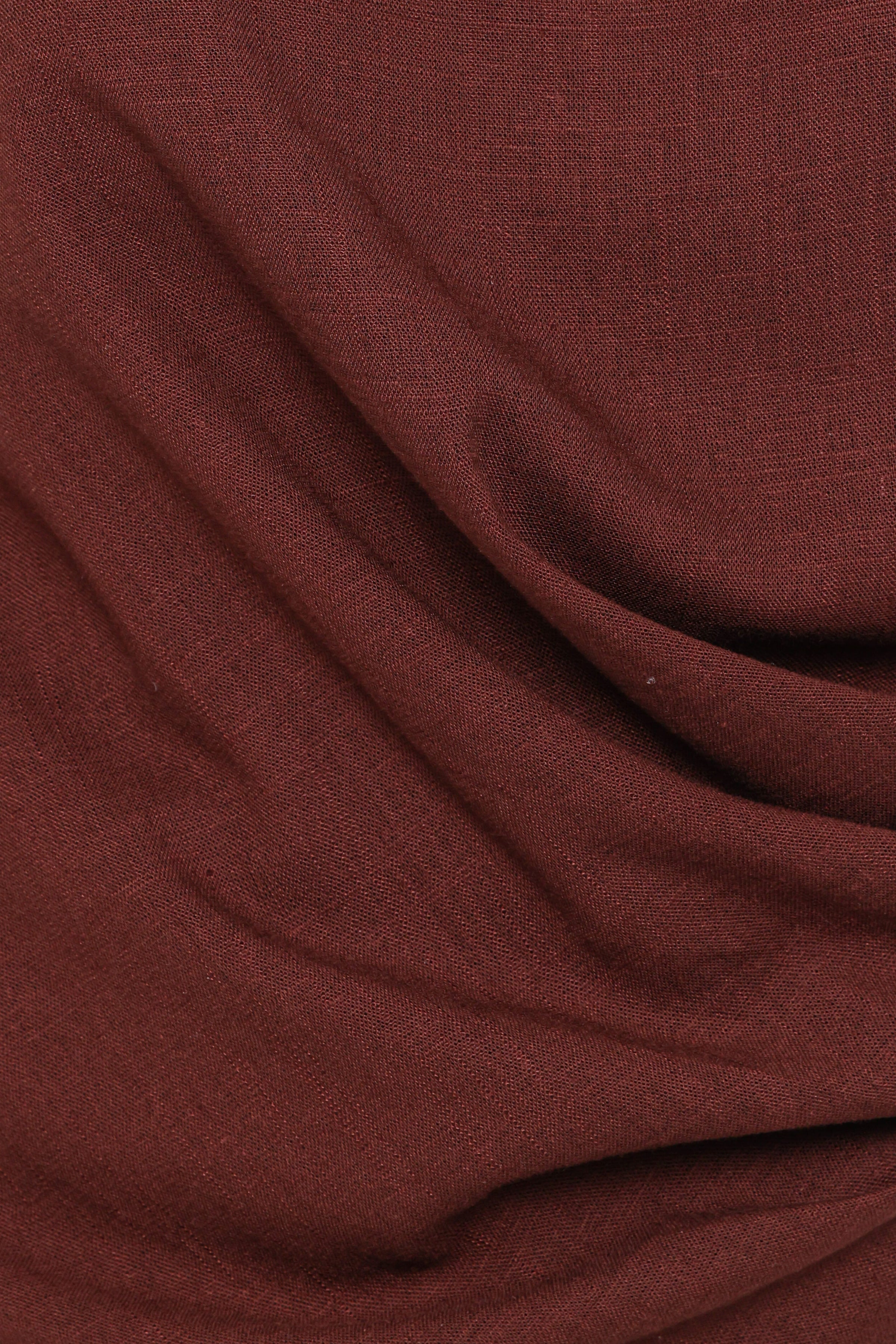Petal and Pup USA TOPS Heloise Side Tie Top - Dark Brown