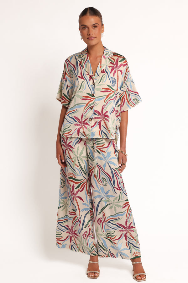 Petal and Pup USA TOPS Illoura Short Sleeve Shirt - Tahitian Tide