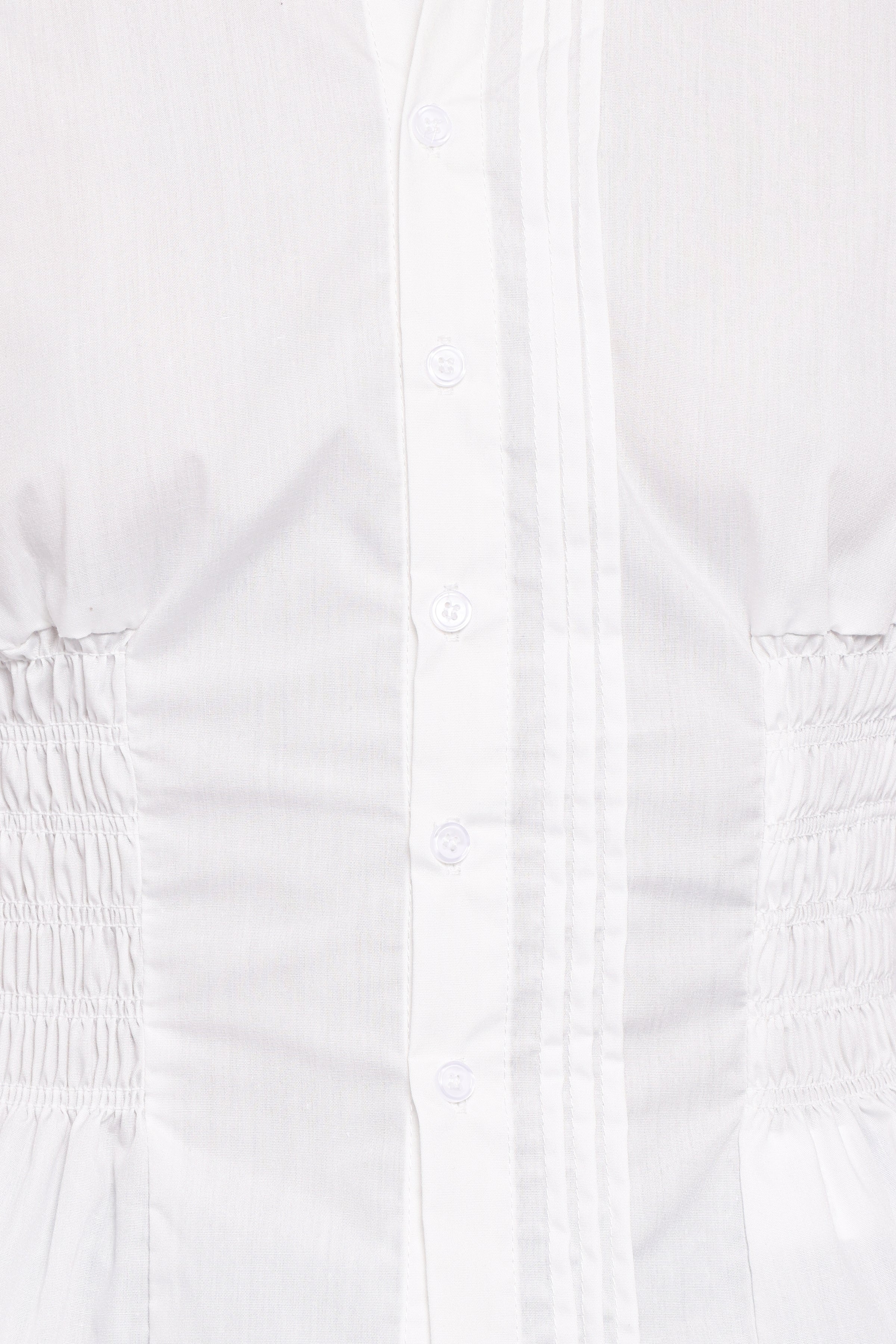 Petal and Pup USA TOPS Ione Peplum Shirt - White