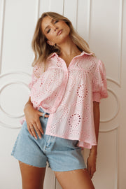 Petal and Pup USA TOPS Janelle Top - Pink