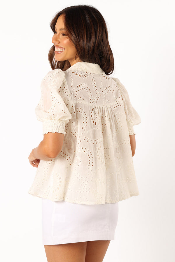 Petal and Pup USA TOPS Janelle Top - White