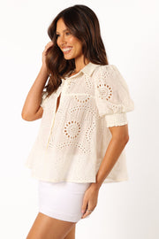 Petal and Pup USA TOPS Janelle Top - White