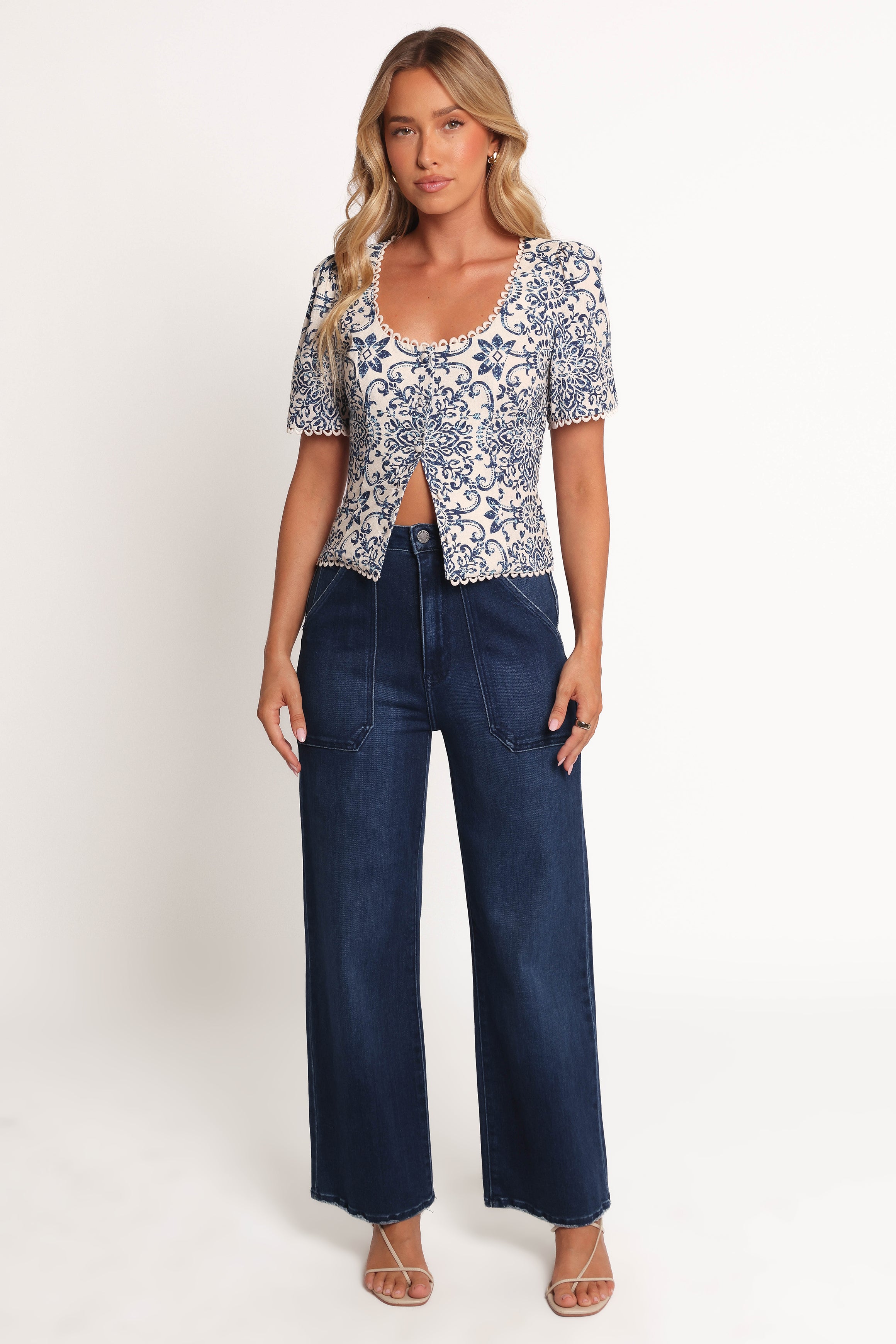 Petal and Pup USA TOPS Jett Top - Azalea Mosaic