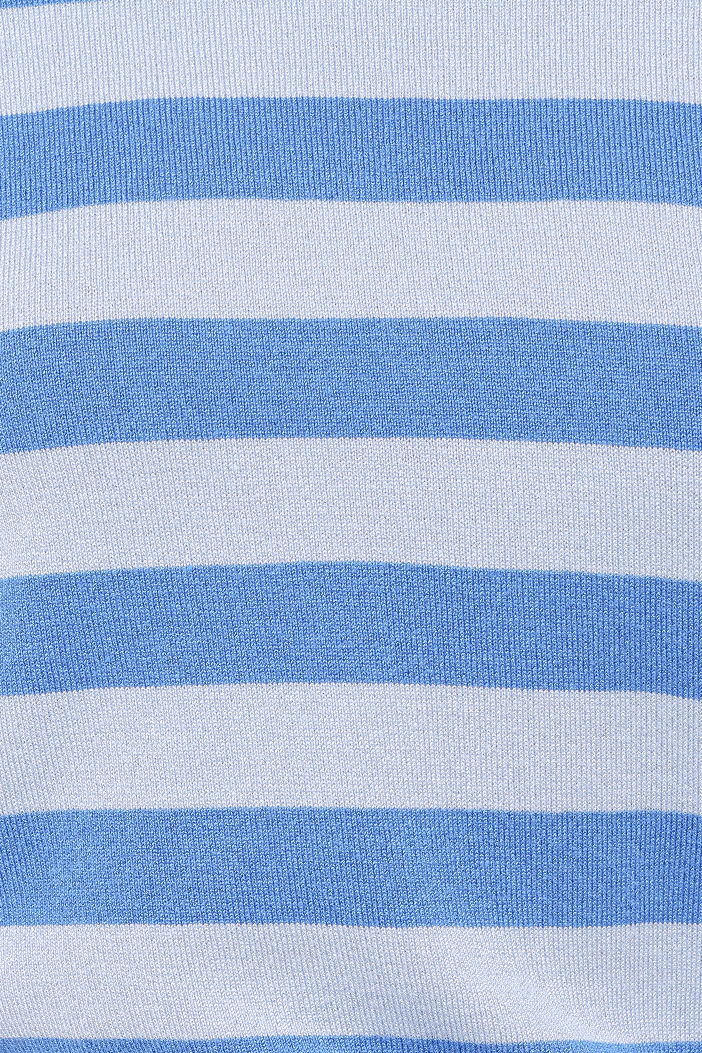 Petal and Pup USA TOPS Joss Cropped Knitted Tee - Blue Stripe