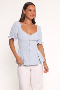 Petal and Pup USA TOPS Kameran Top - Pale Blue
