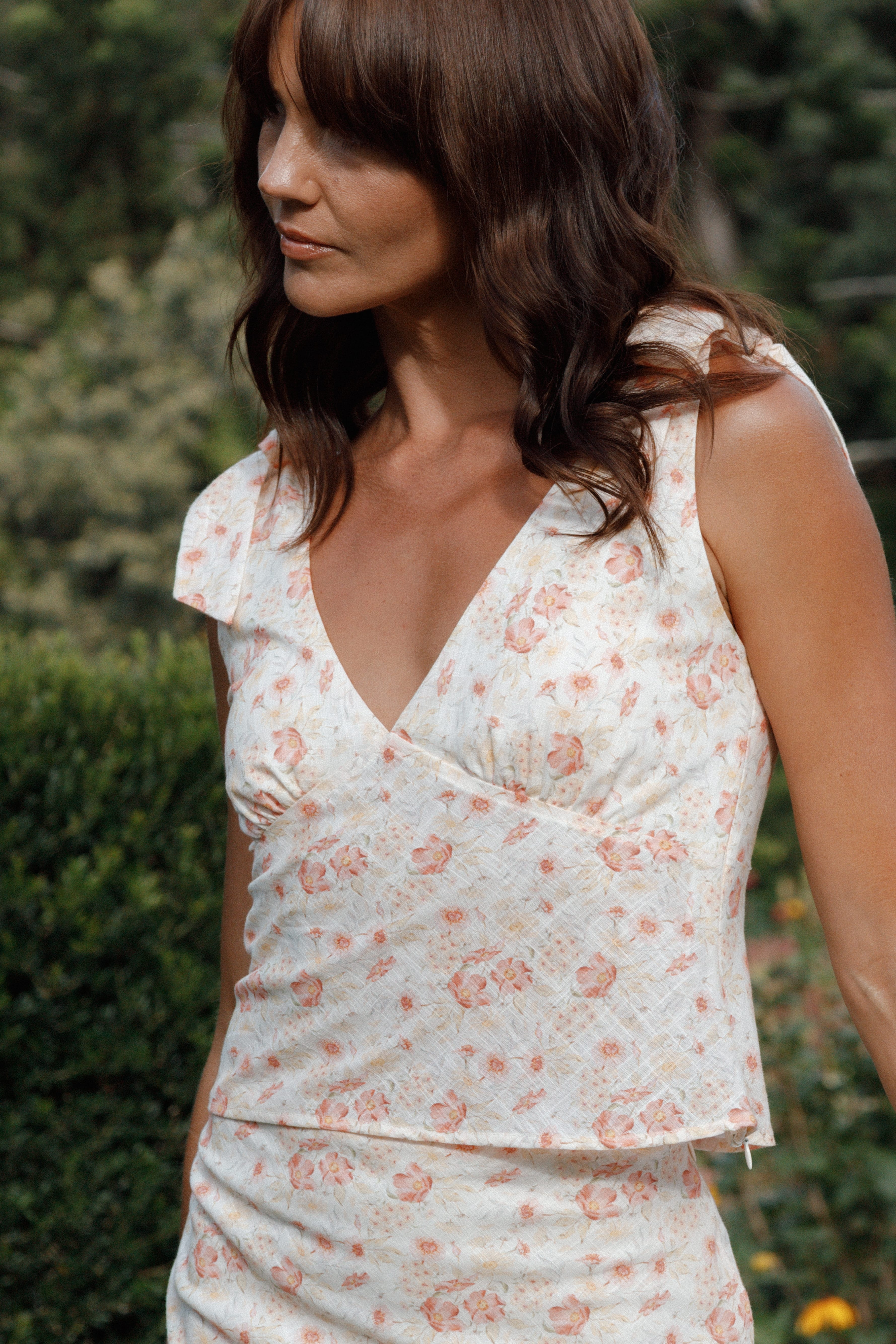 Kedra Tie Shoulder Top - Floral | Petal & Pup USA