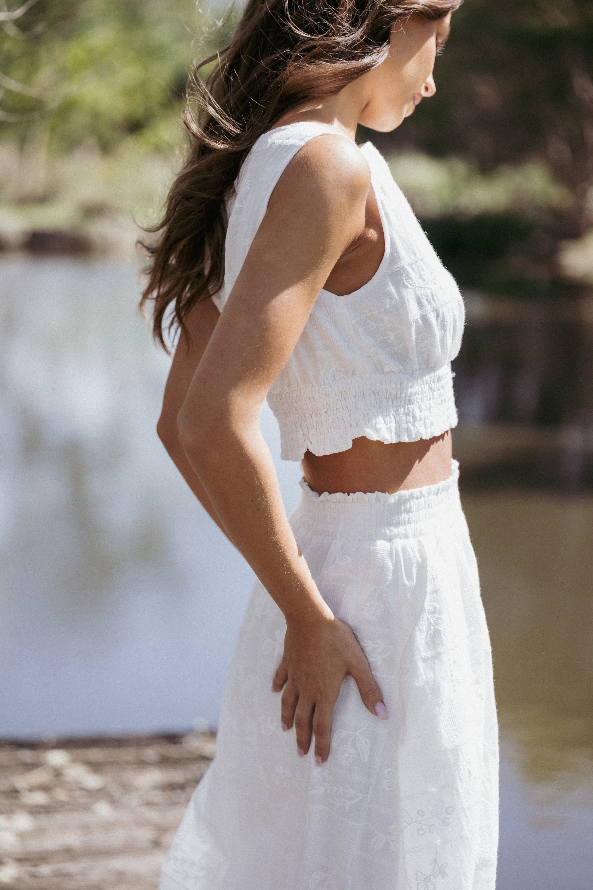 Petal and Pup USA TOPS Kimora Top - White