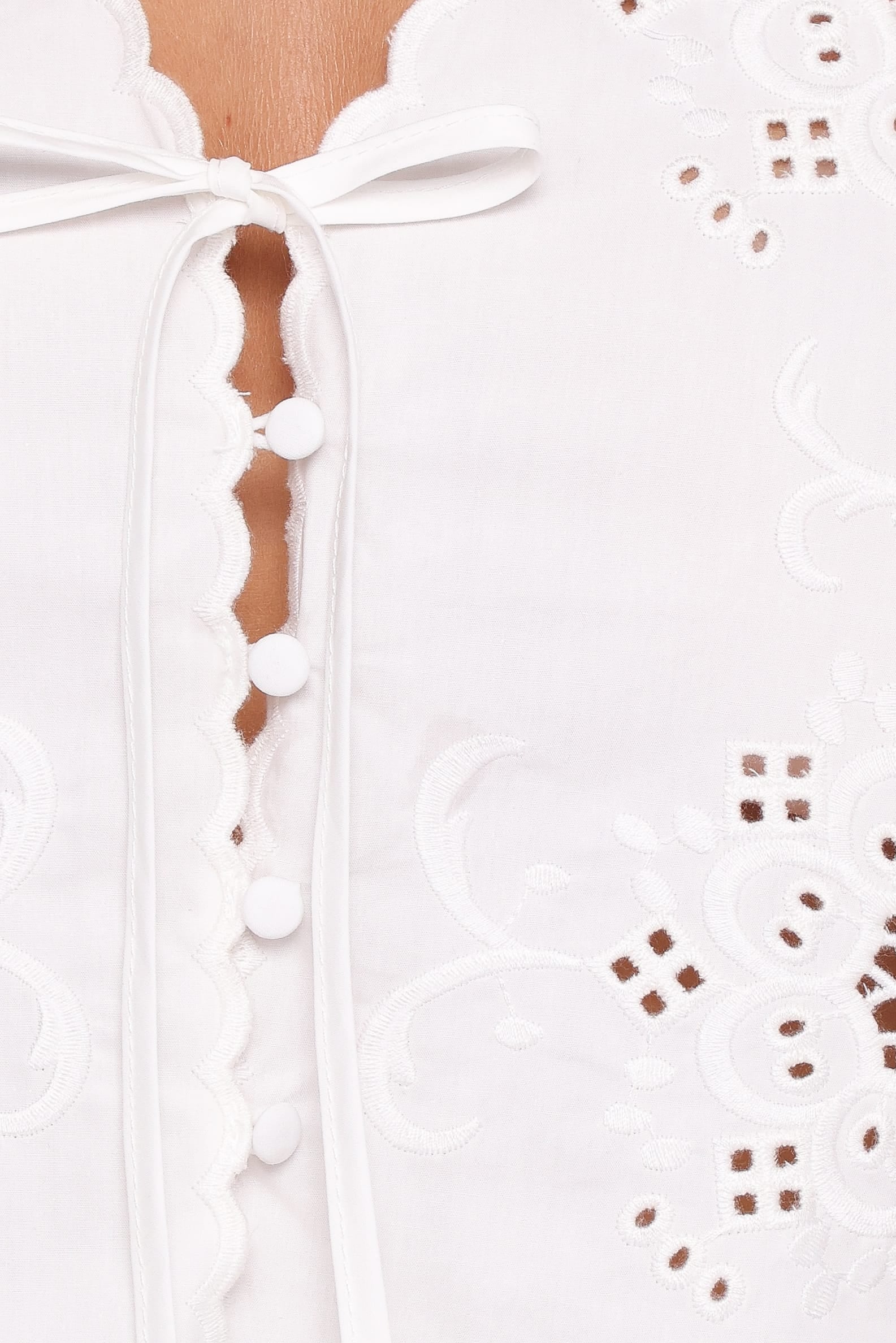 Petal and Pup USA TOPS Kye Top - White Broderie