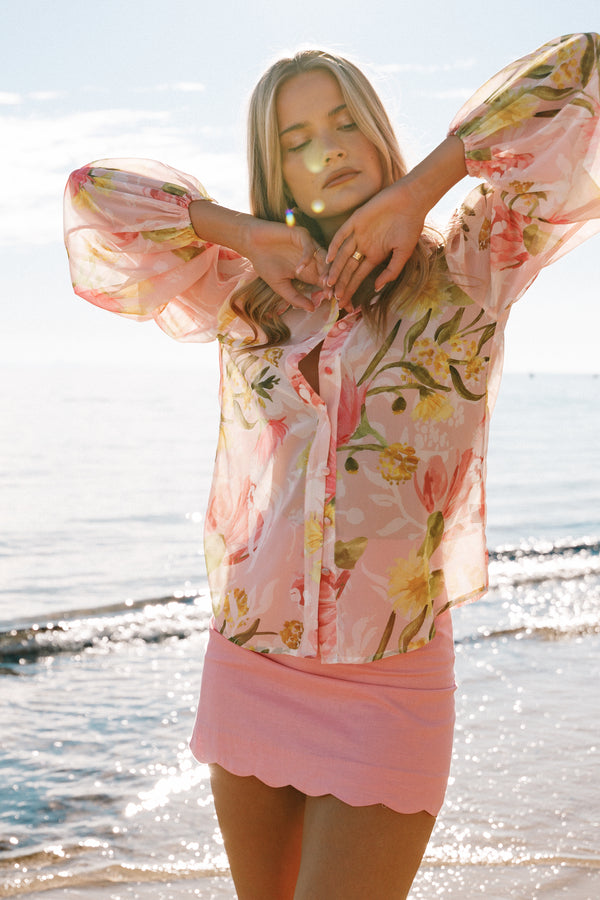 Petal and Pup USA TOPS Leonie Shirt - Acacia Blossom