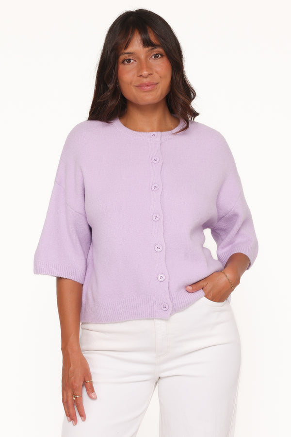Petal and Pup USA TOPS Lilith Knit Top - Lilac