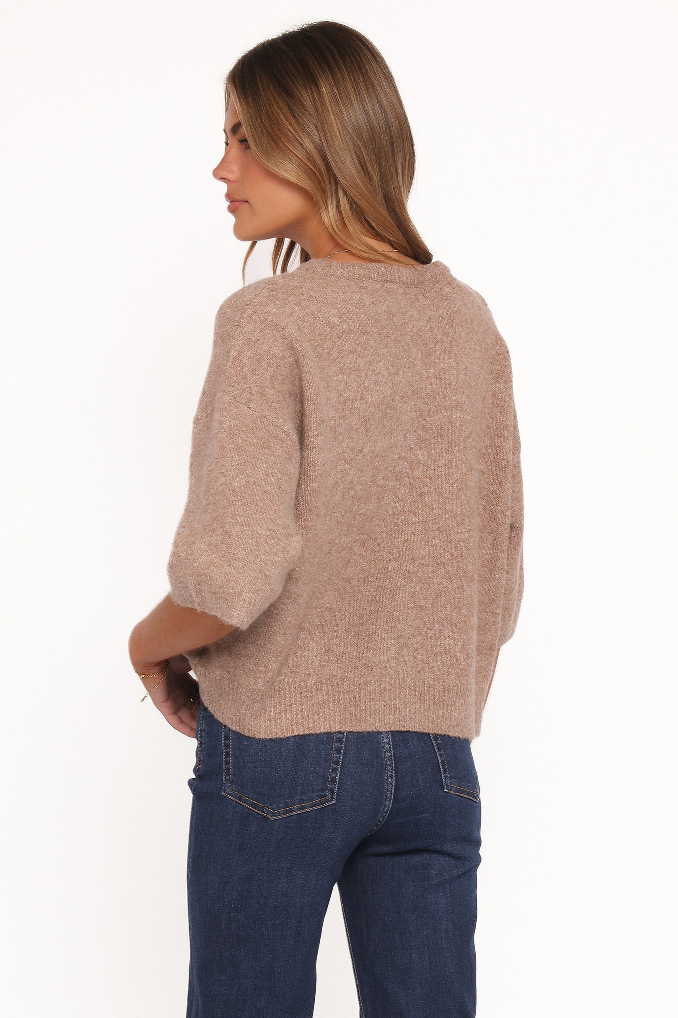 Petal and Pup USA TOPS Lilith Knit Top - Mocha