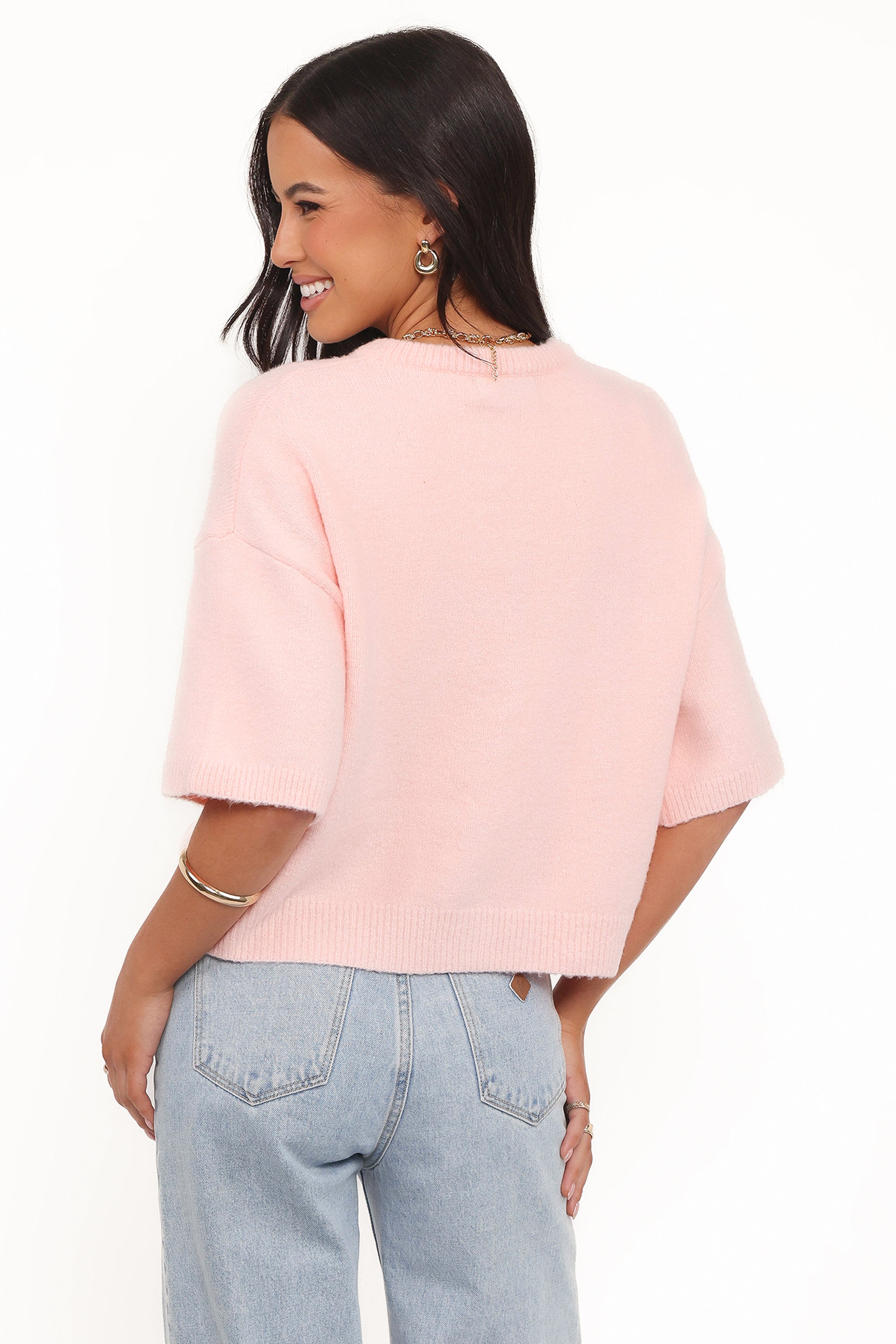 Petal and Pup USA TOPS Lilith Knit Top - Pink