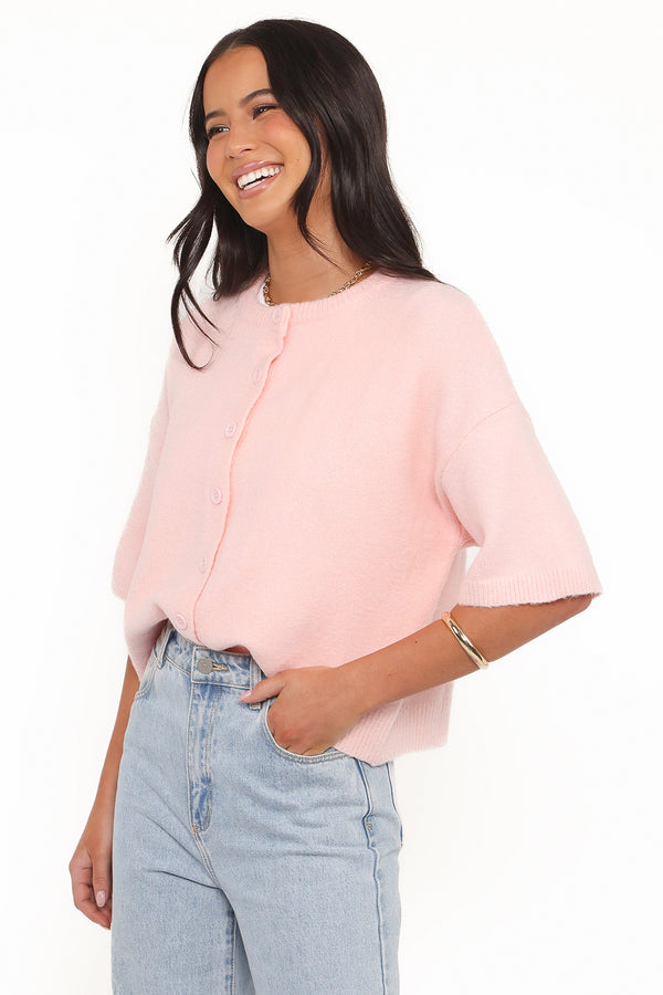 Petal and Pup USA TOPS Lilith Knit Top - Pink