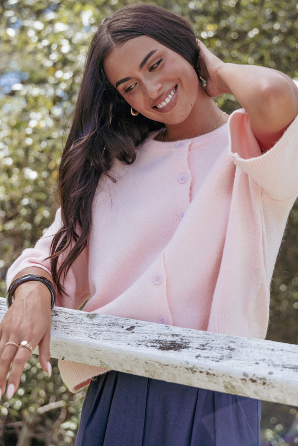 Petal and Pup USA TOPS Lilith Knit Top - Pink