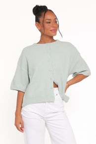 Petal and Pup USA TOPS Lilith Knit Top - Sage