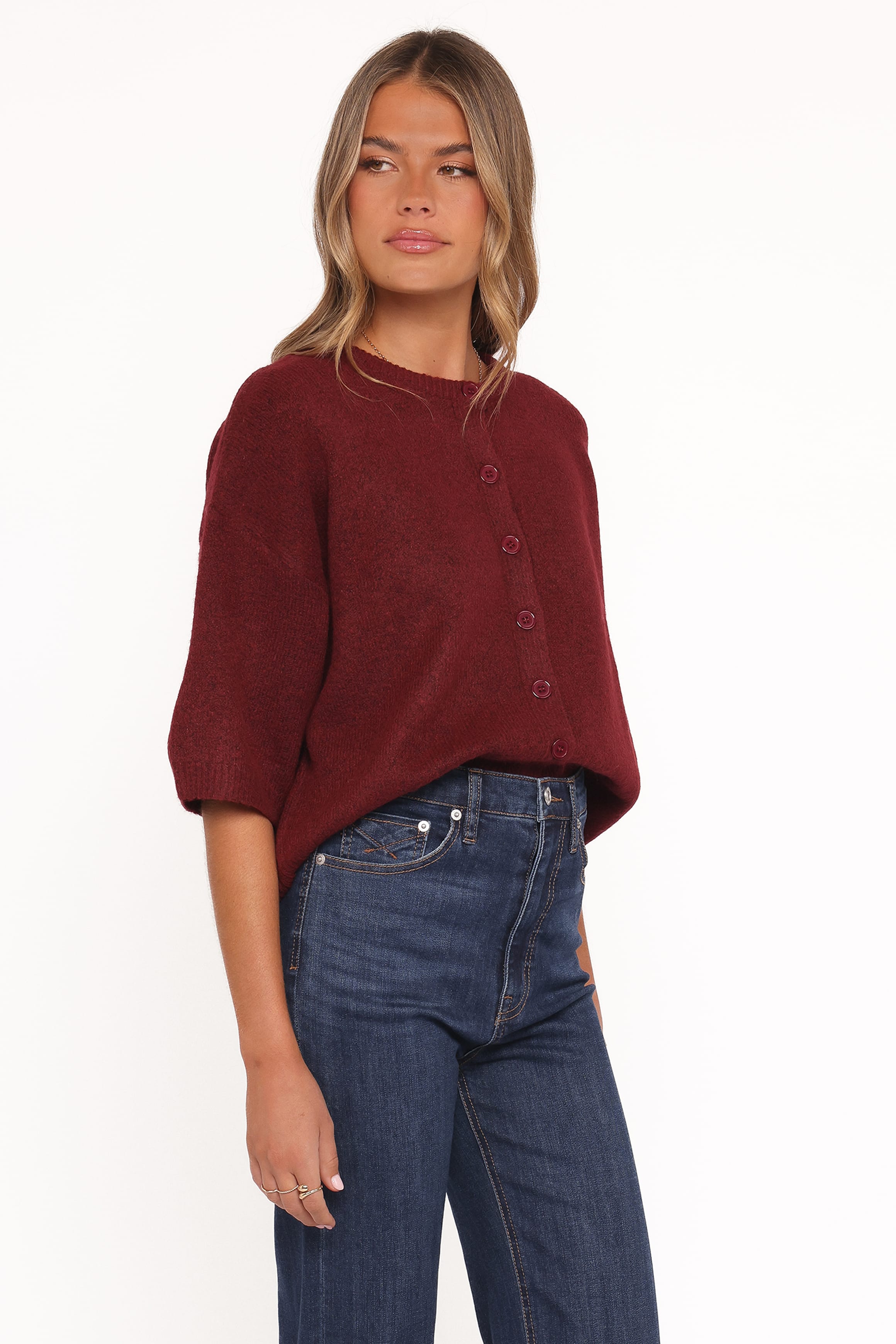 Lilith Knit Top - Wine | Petal & Pup USA