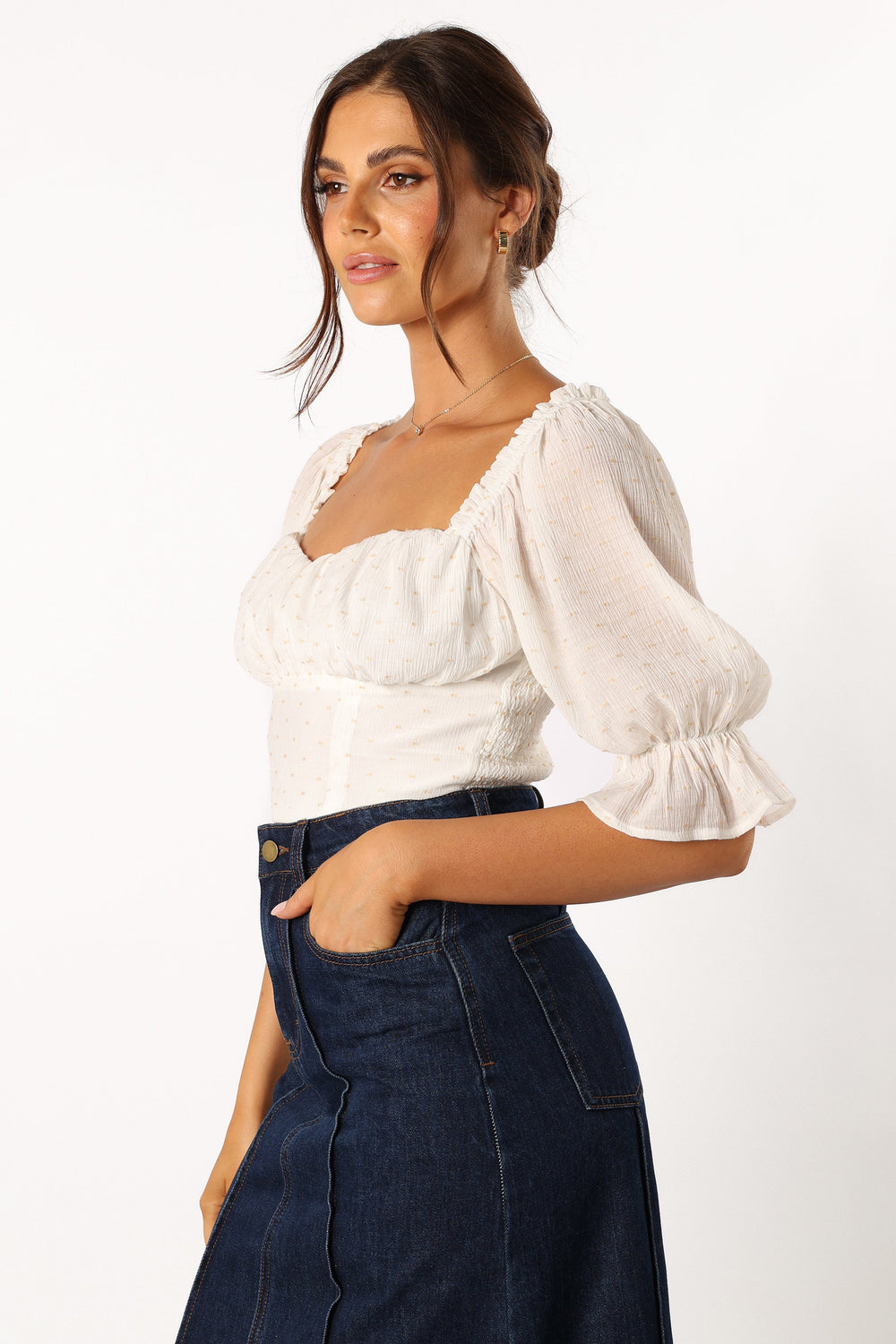 Petal and Pup USA TOPS Lily Top - Ivory