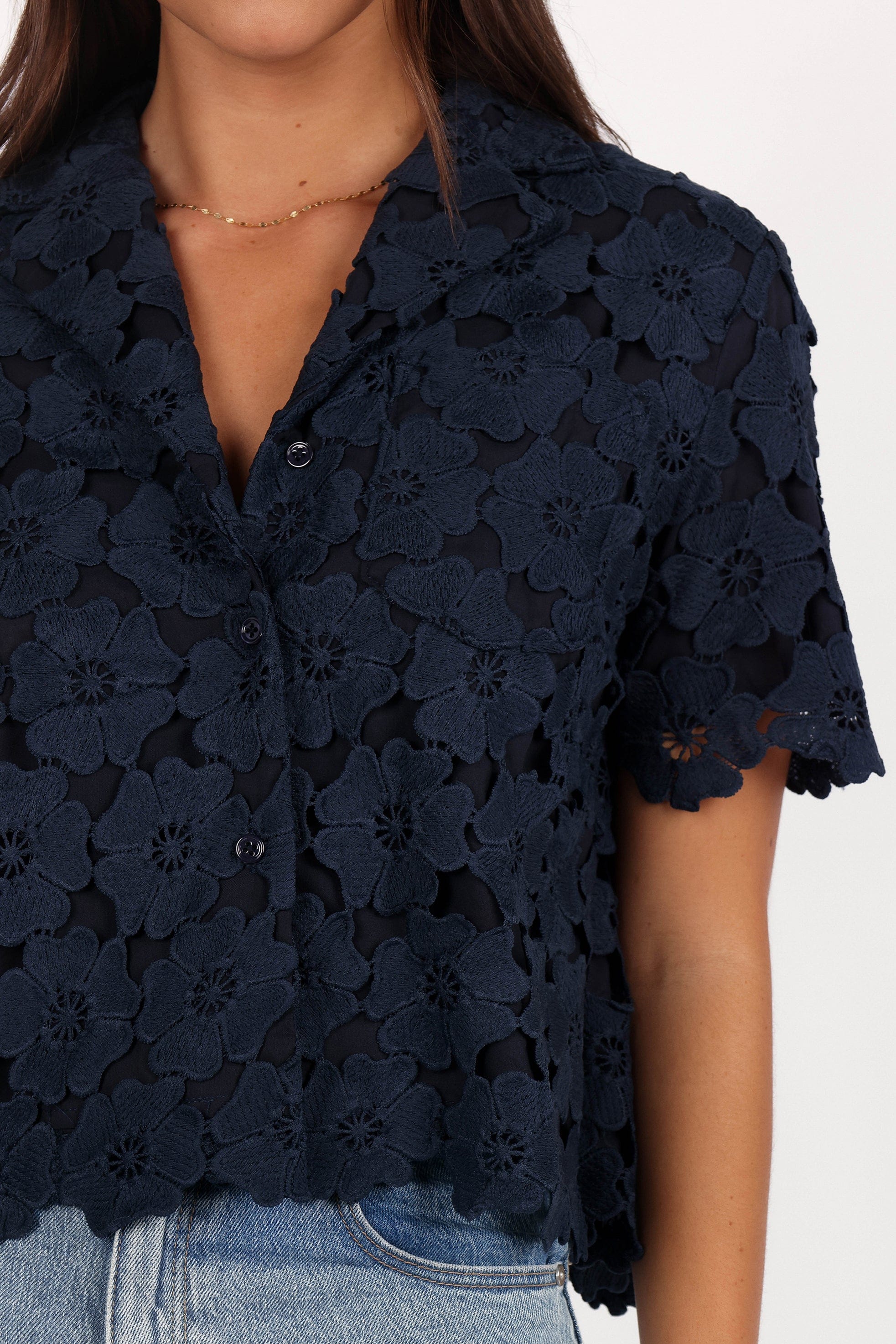 Petal and Pup USA TOPS Locale Top - Navy