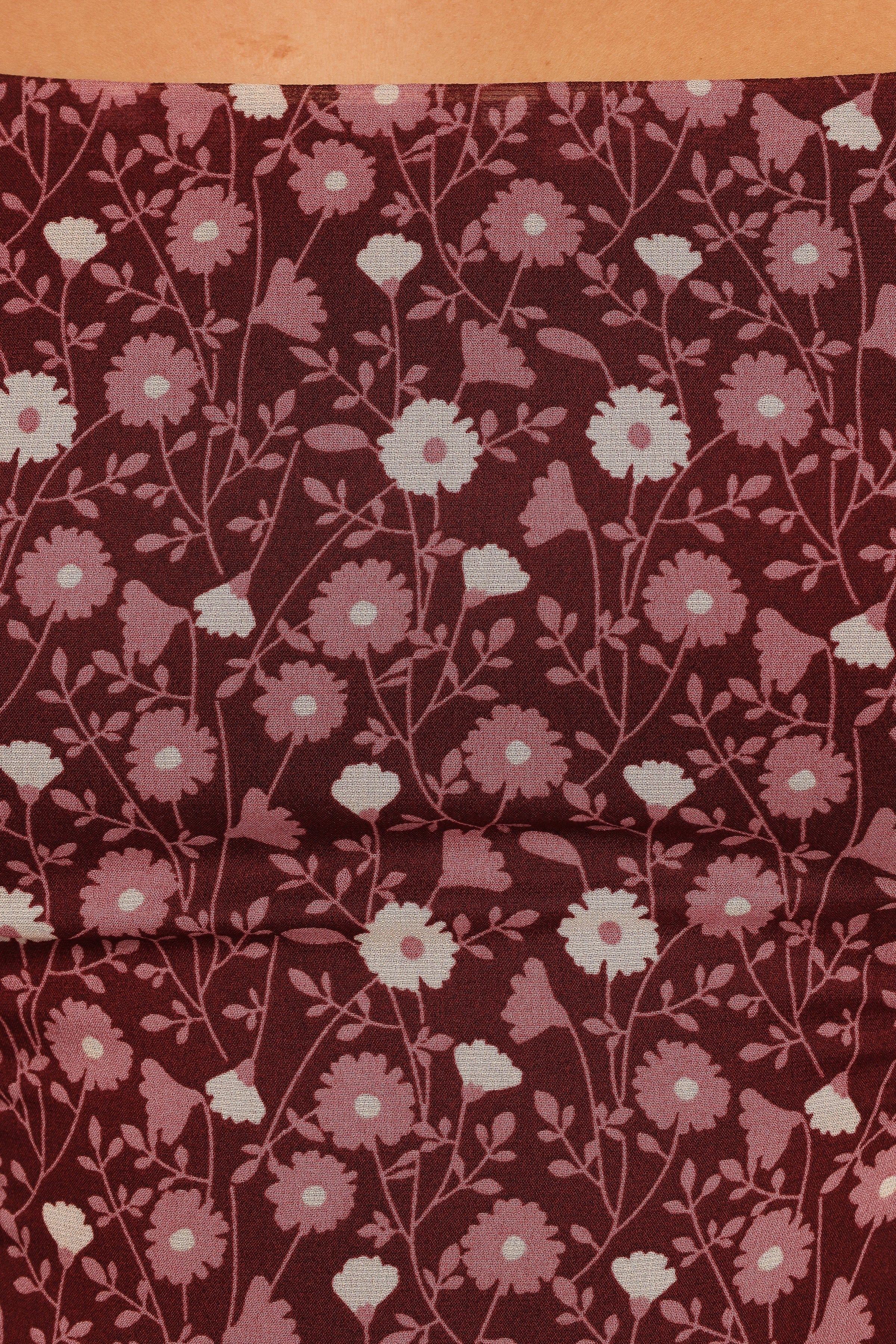 Petal and Pup USA TOPS Lucie Top - Burgundy Multi
