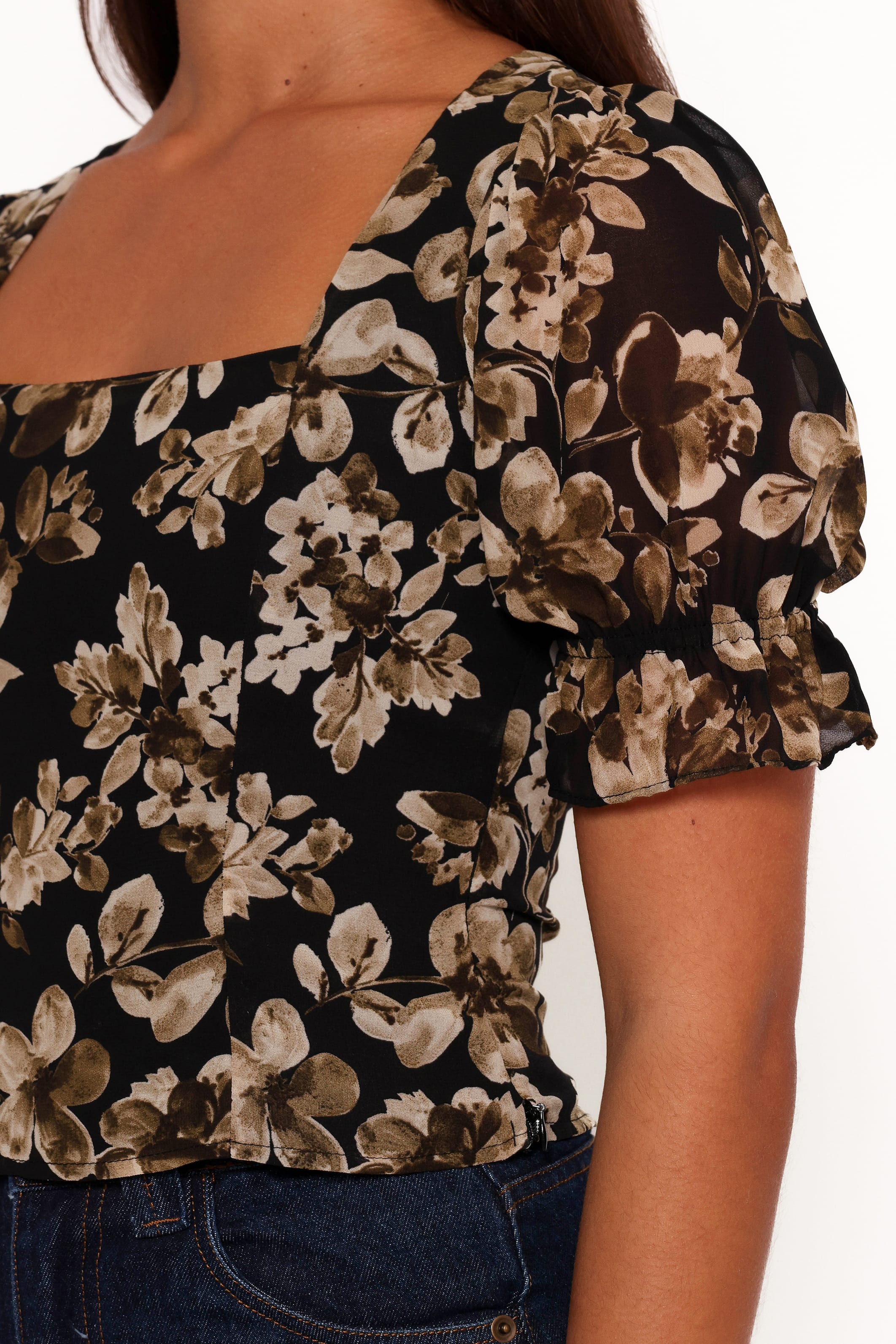 Petal and Pup USA TOPS Lucie Top - Midnight Taupe
