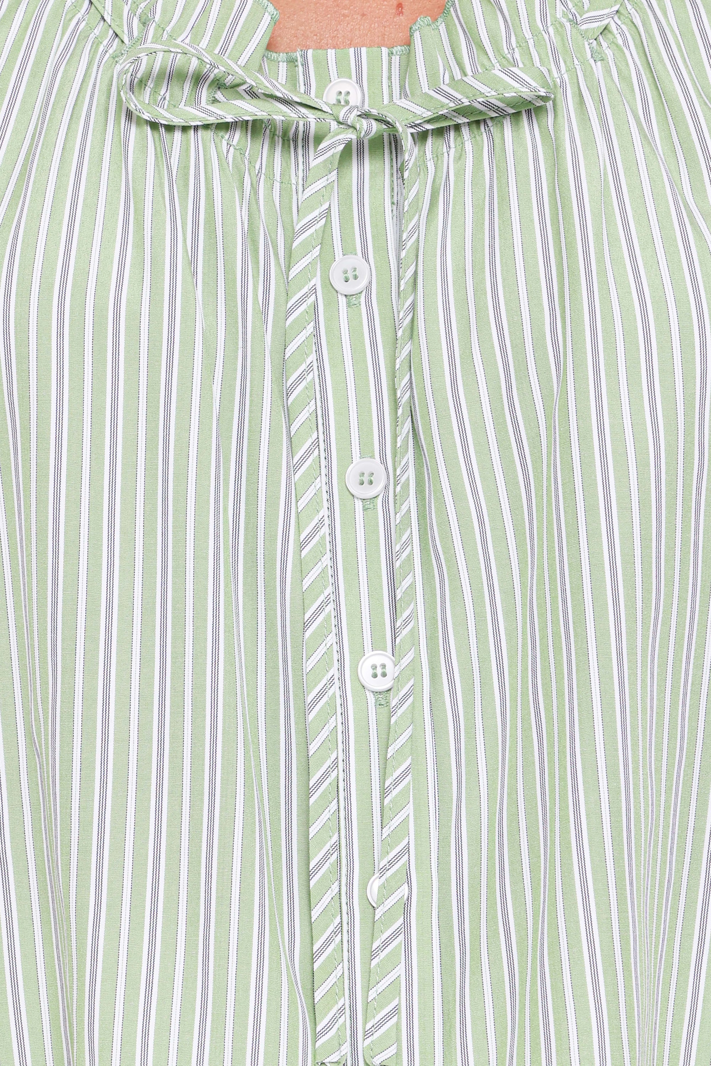 Petal and Pup USA TOPS Luisa Ruffle Top - Green/White