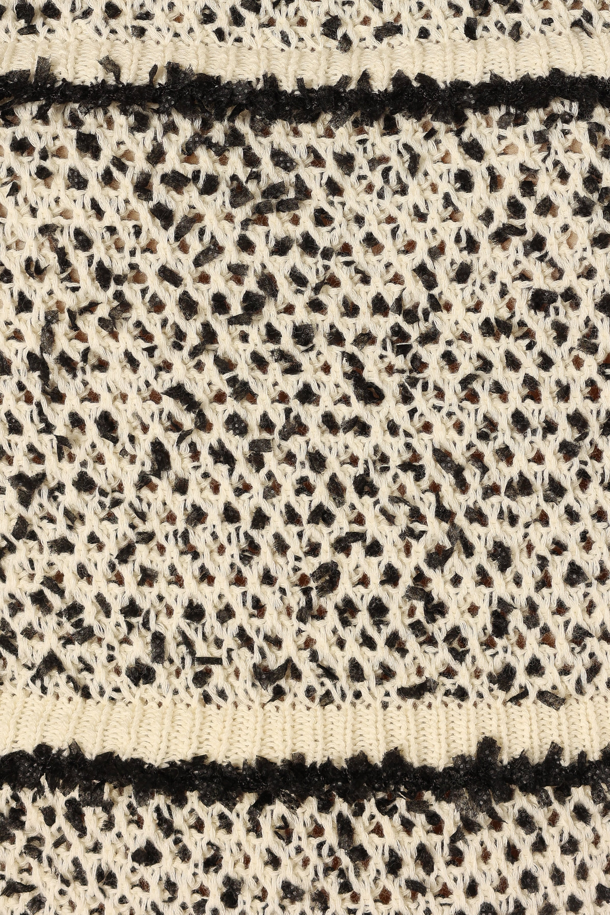 Petal and Pup USA TOPS Lydia Knit Top - Ivory Black