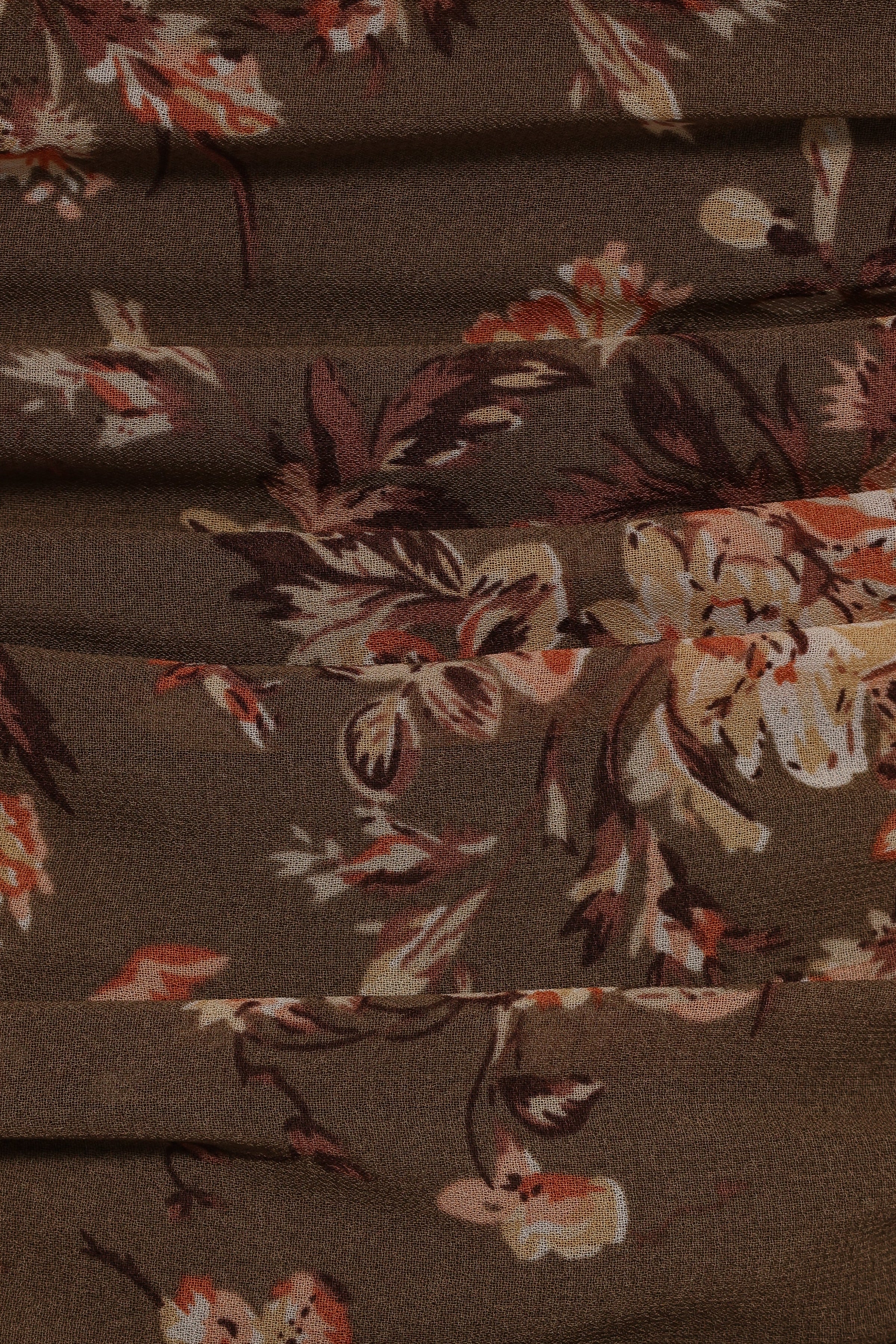 Petal and Pup USA TOPS Maia Long Sleeve Top - Olive Floral