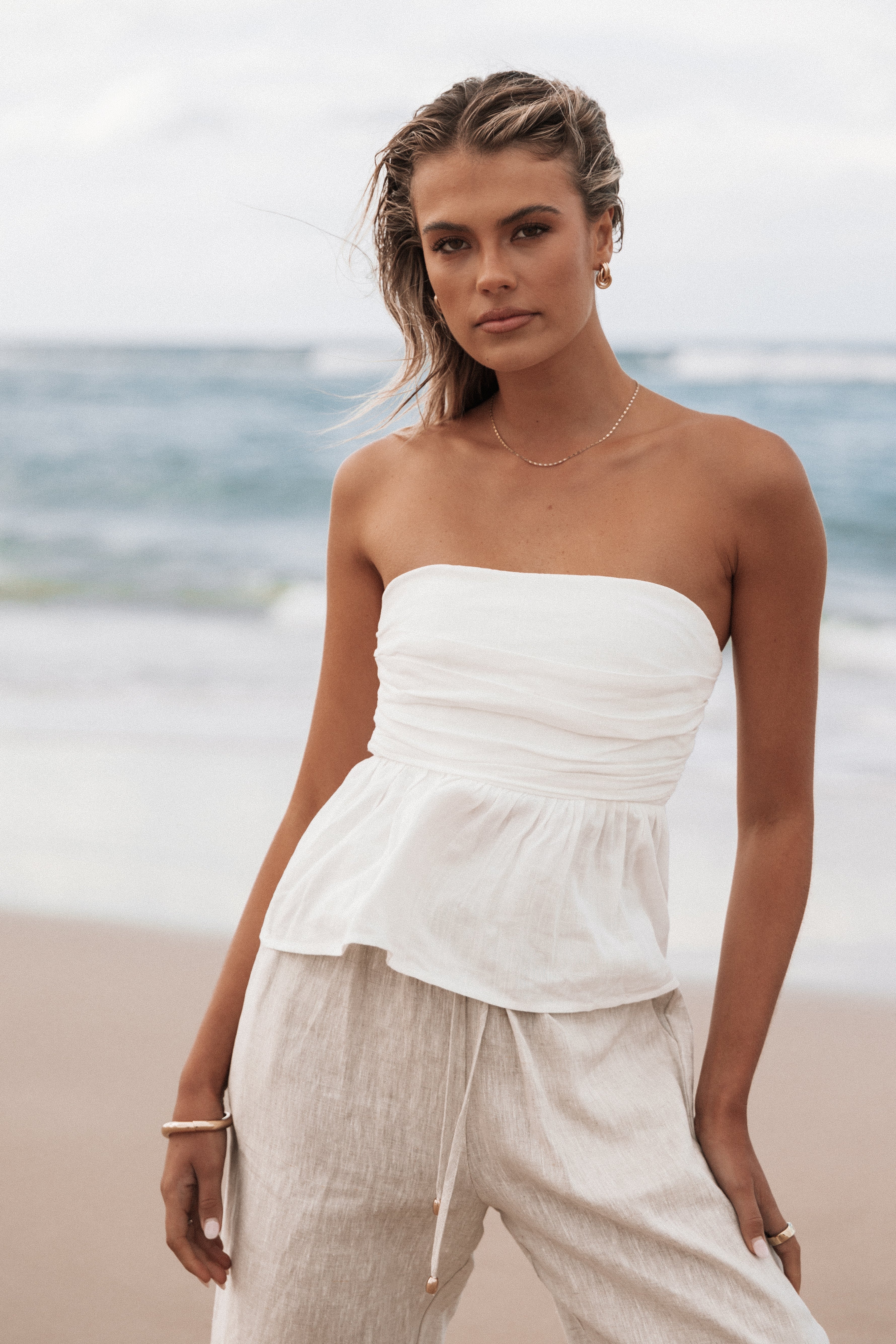 Petal and Pup USA TOPS Maia Top - White