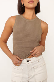 Petal and Pup USA TOPS Maisey Knit Tank - Olive