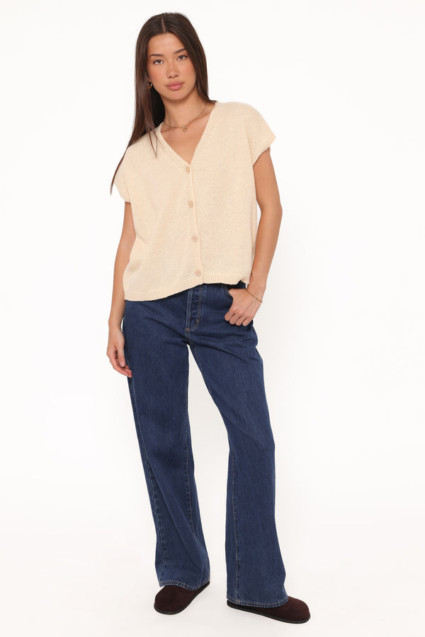 Petal and Pup USA TOPS Mariana Knit Vest - Lemon