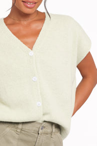 Petal and Pup USA TOPS Mariana Knit Vest - Sage