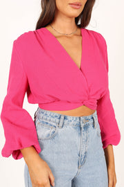 Petal and Pup USA TOPS Marisole Top - Hot Pink