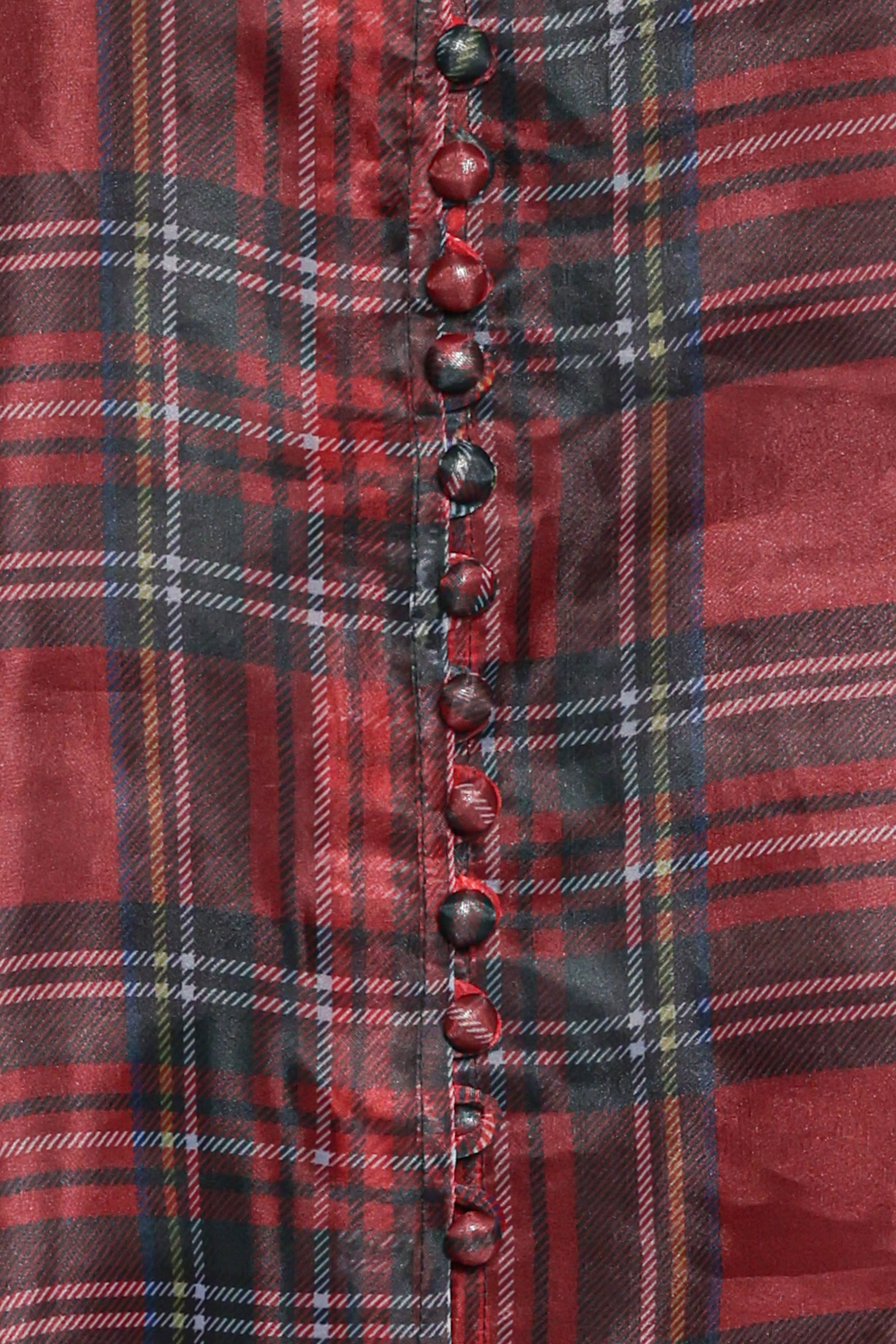 Marni Organza Top - Red Plaid | Petal & Pup USA