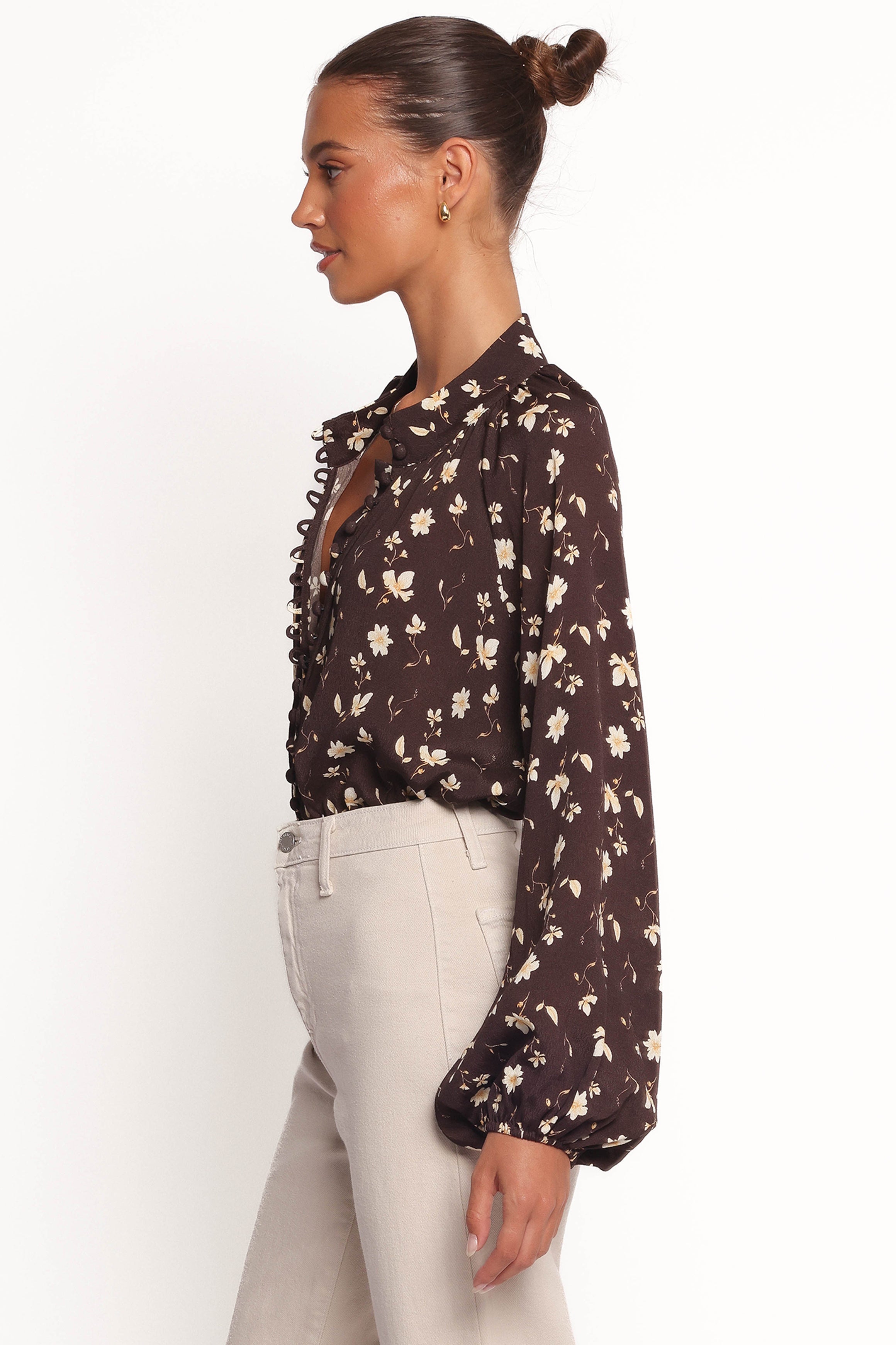 MARNI◎TOPS 38 Marni Top - Brown Ditsy | Petal & Pup USA