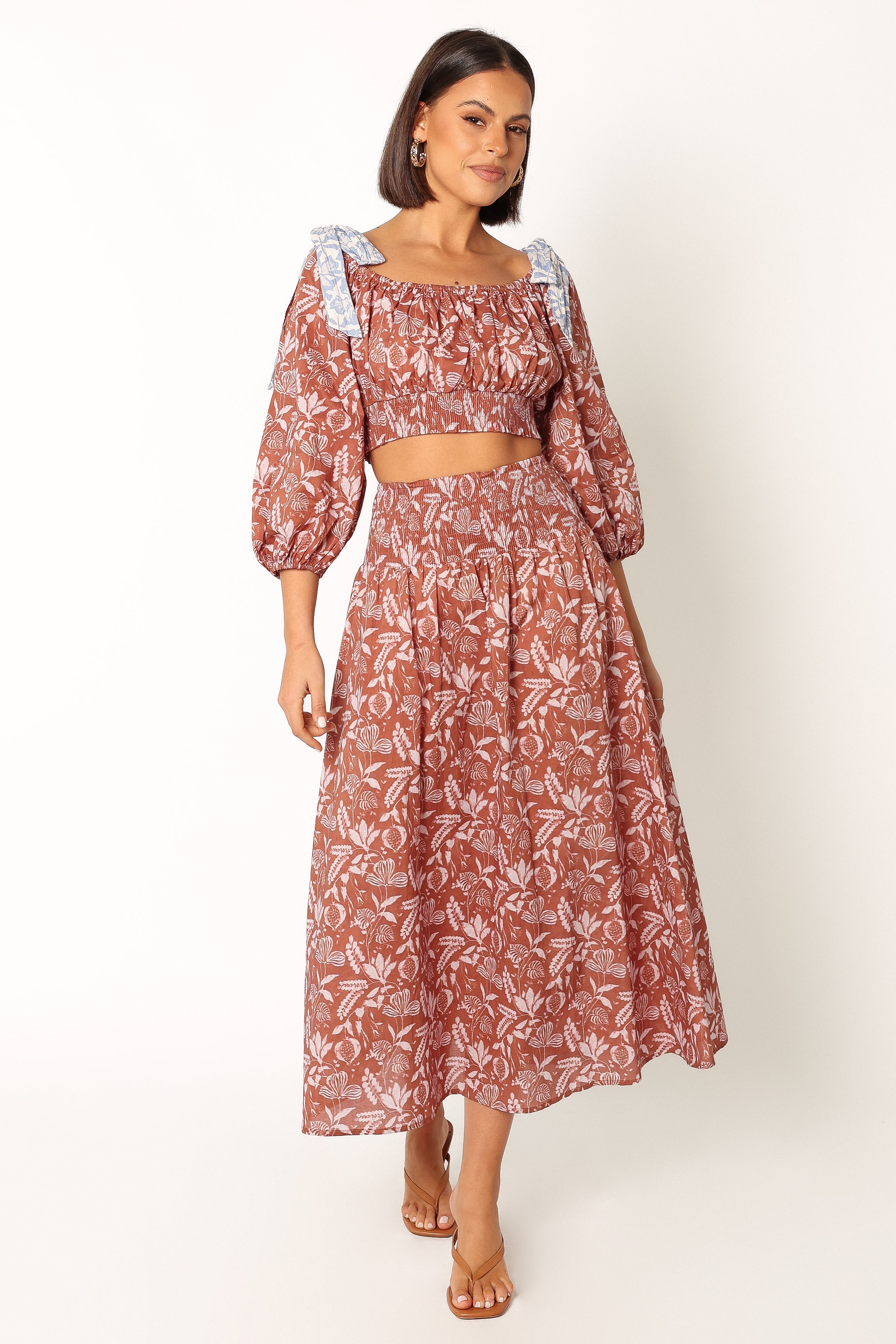 Petal and Pup USA TOPS Maryette Top - Cinnamon