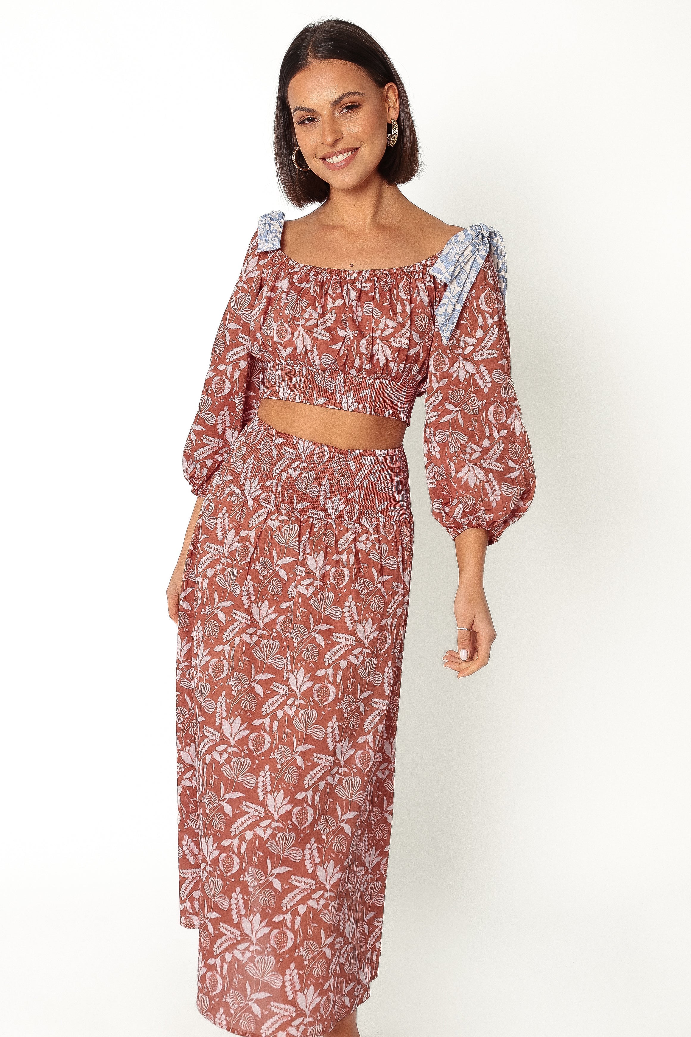 Petal and Pup USA TOPS Maryette Top - Cinnamon