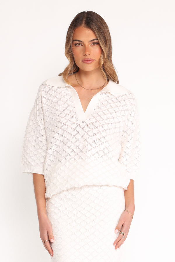 Petal and Pup USA TOPS Meera Top - White (Hold for Amazon)