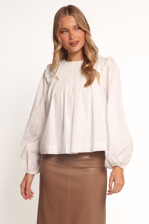 Petal and Pup USA TOPS Melba Blouse - White