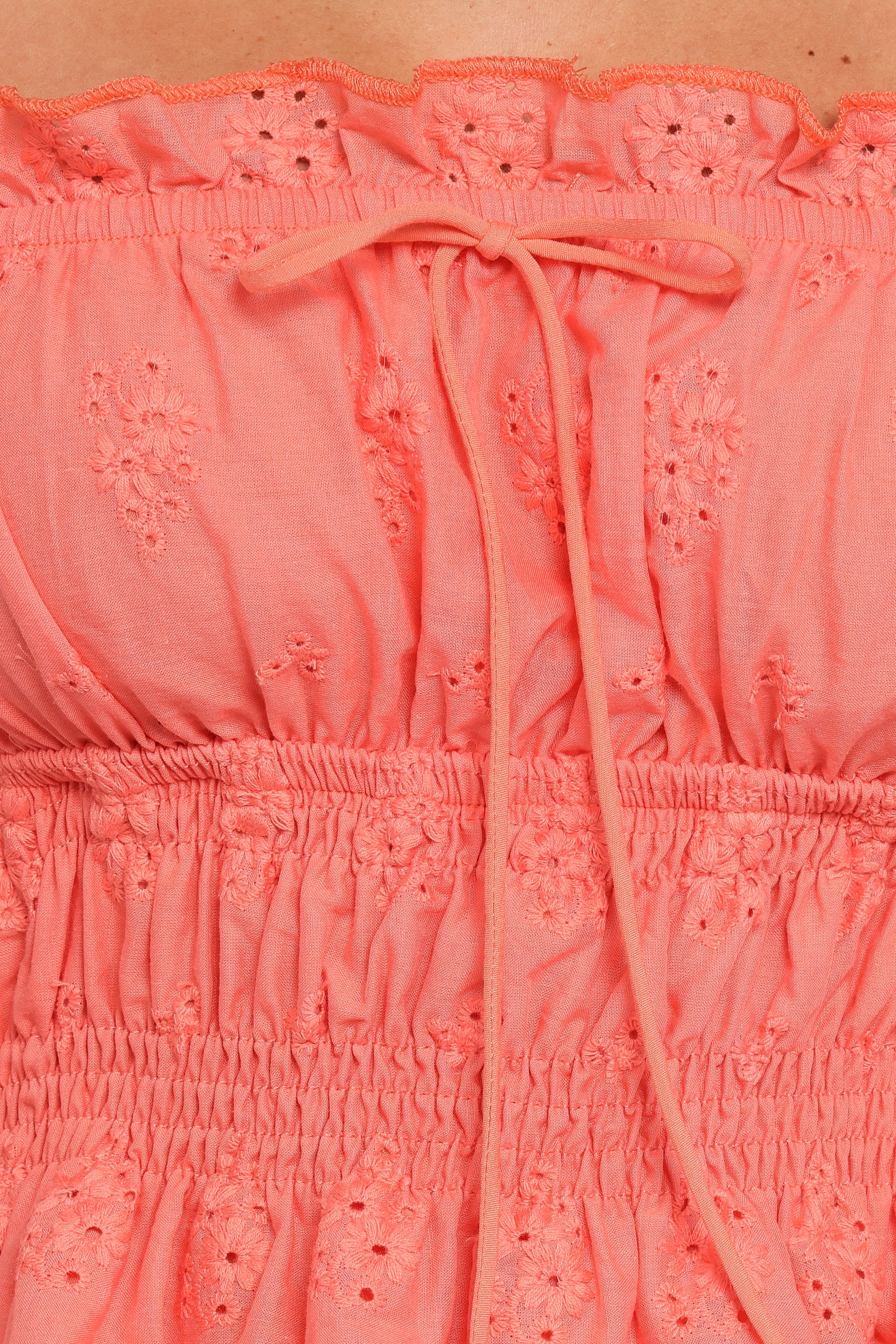 Petal and Pup USA TOPS Melissa Peplum Top - Coral