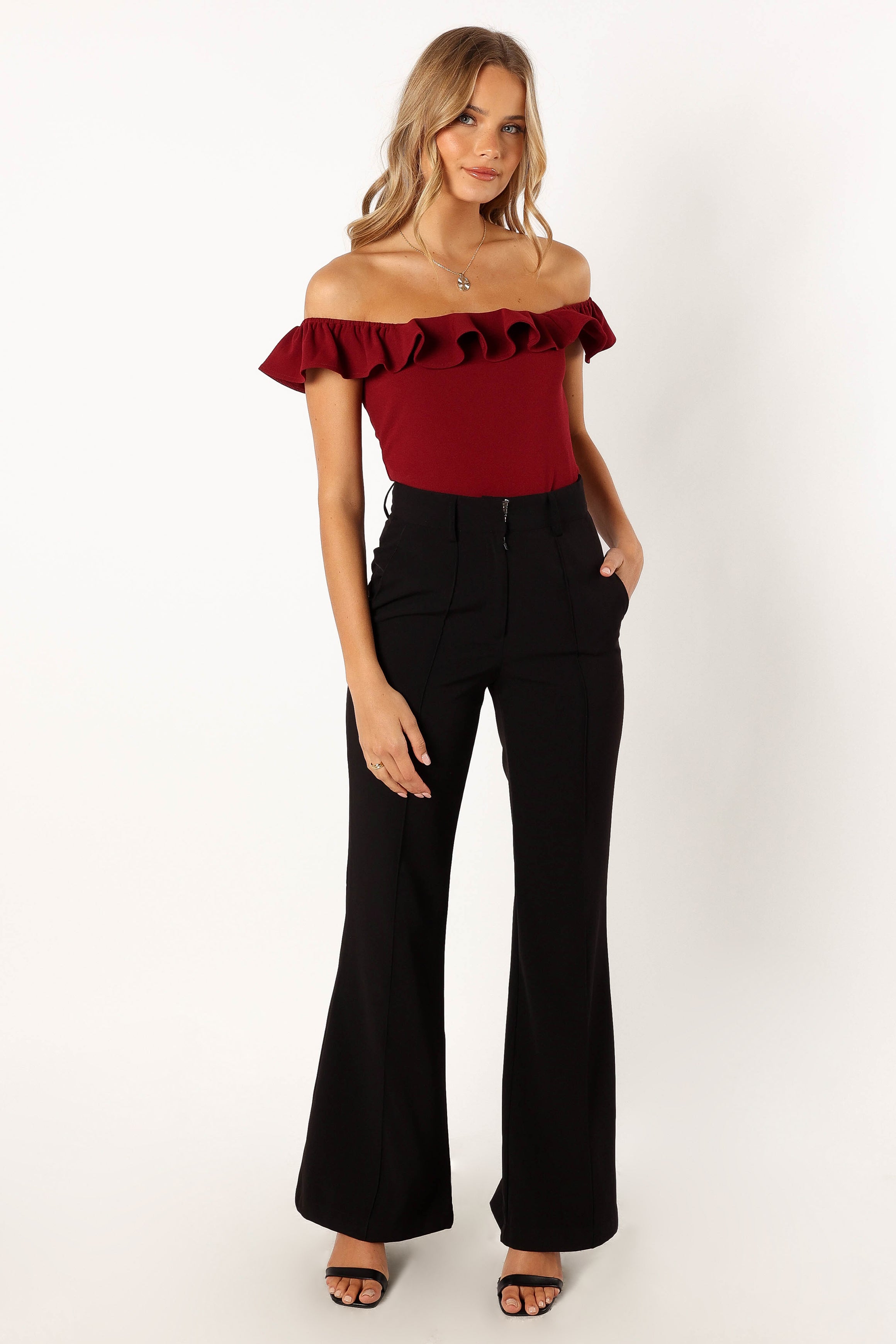 Petal and Pup USA TOPS Mikaela Bodysuit - Dark Red