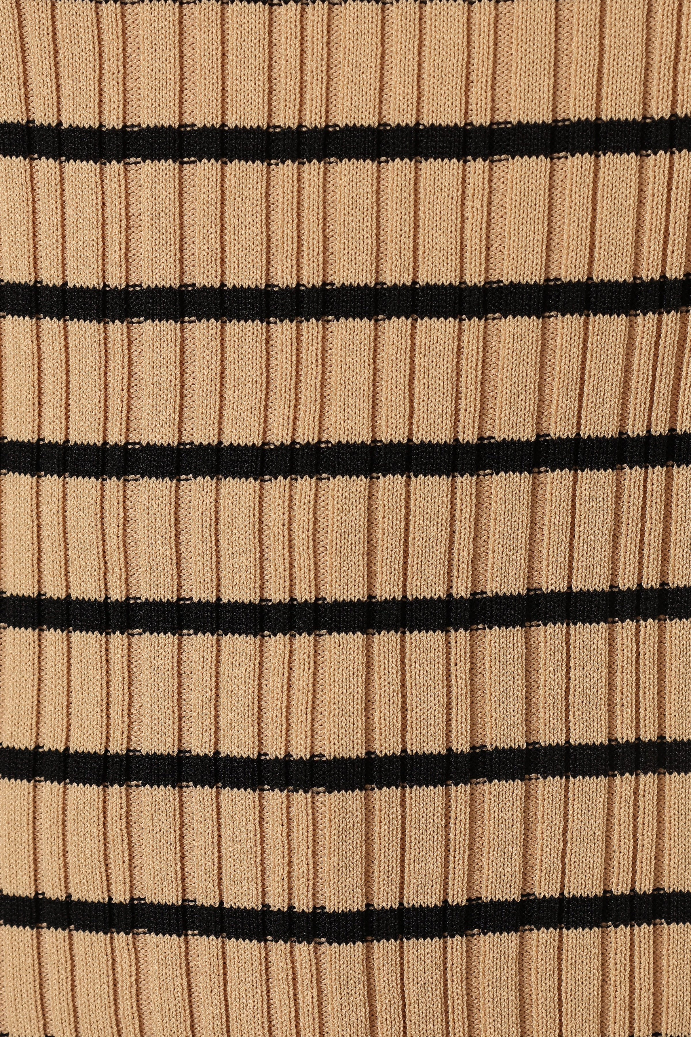 Petal and Pup USA TOPS Milla Knit Top - Beige Black