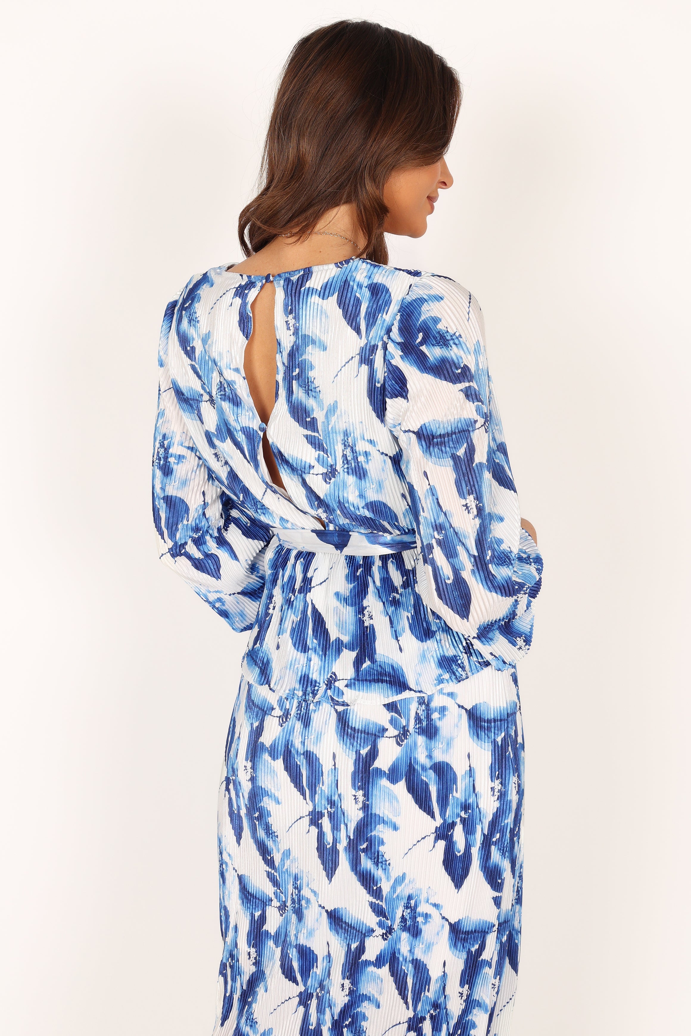 Petal and Pup USA TOPS Minelli Pleat Top - Blue