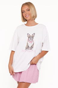 Petal and Pup USA TOPS Monsier Tee - White