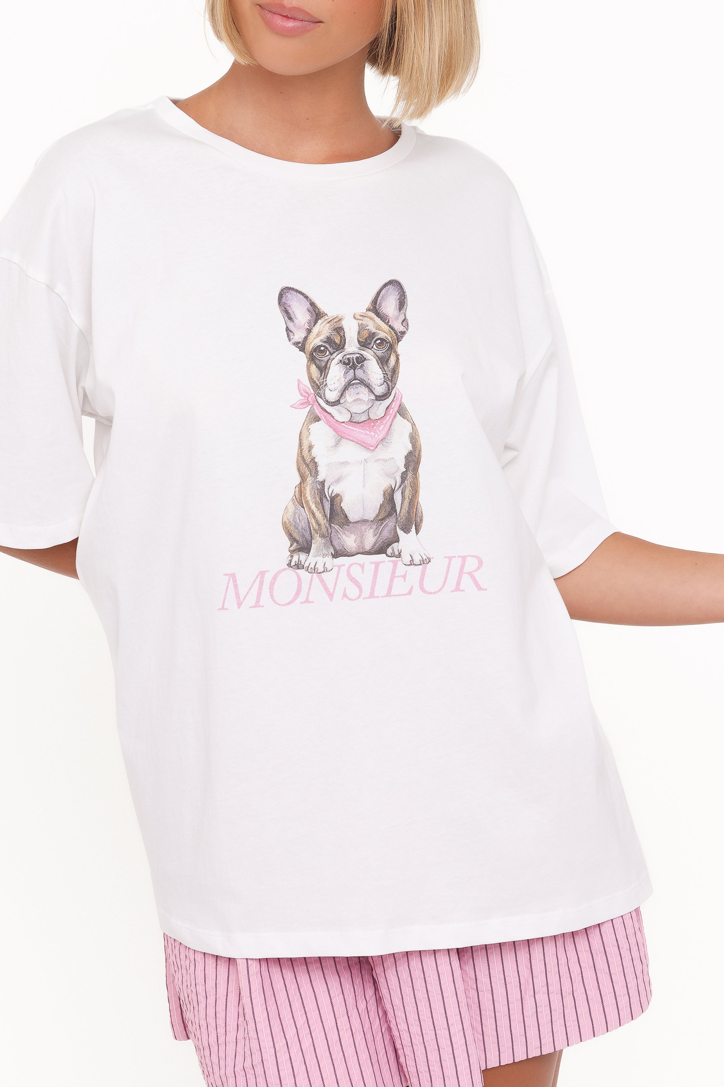Petal and Pup USA TOPS Monsier Tee - White