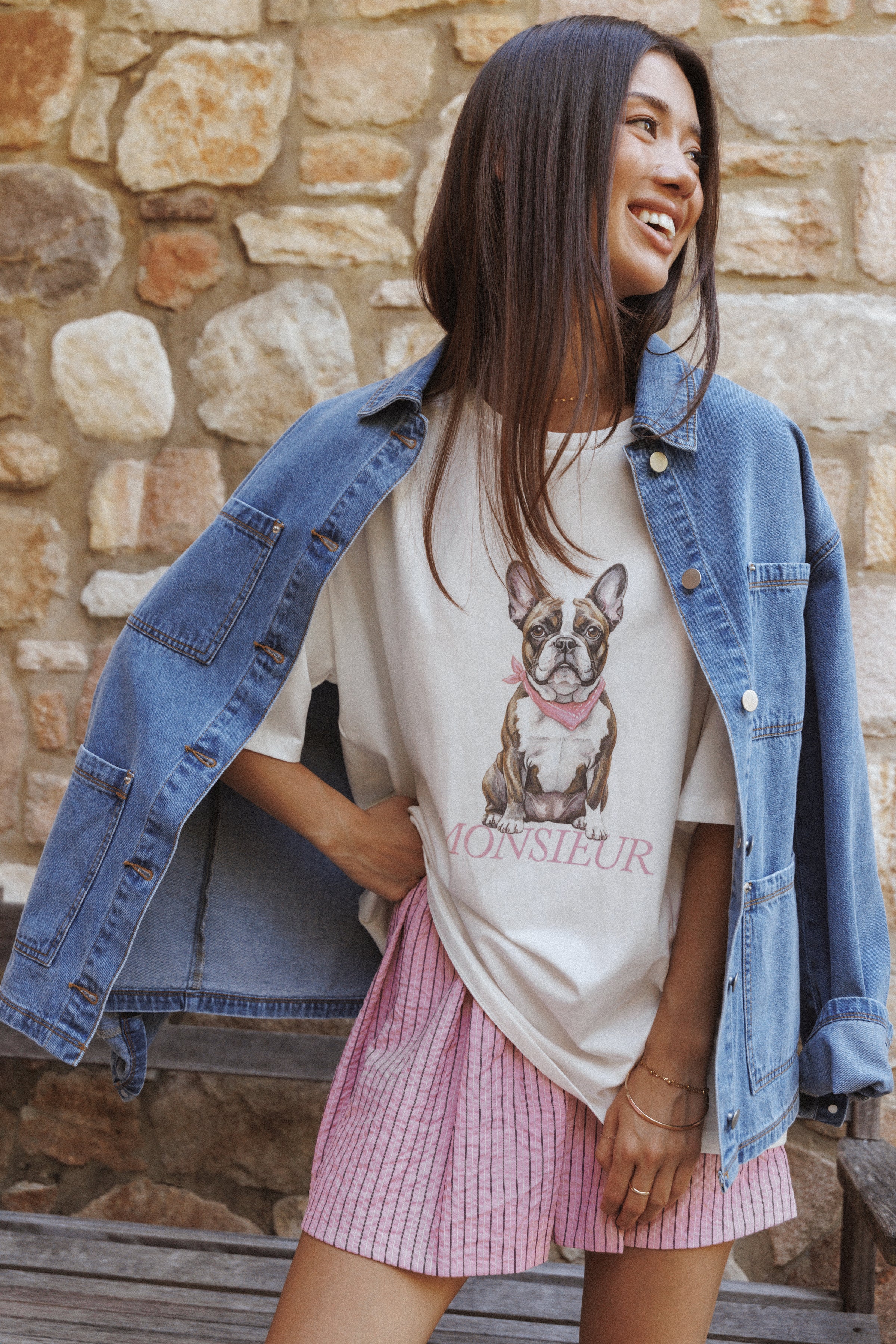 Petal and Pup USA TOPS Monsier Tee - White