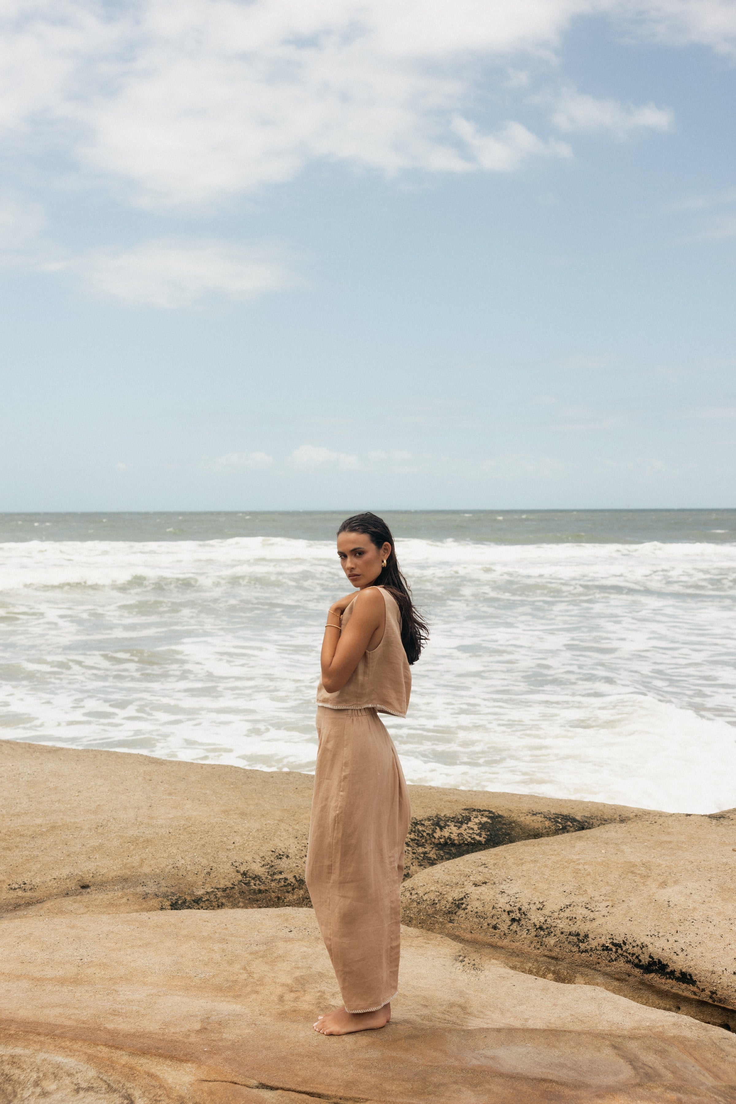 Petal and Pup USA TOPS Odette Top - Camel